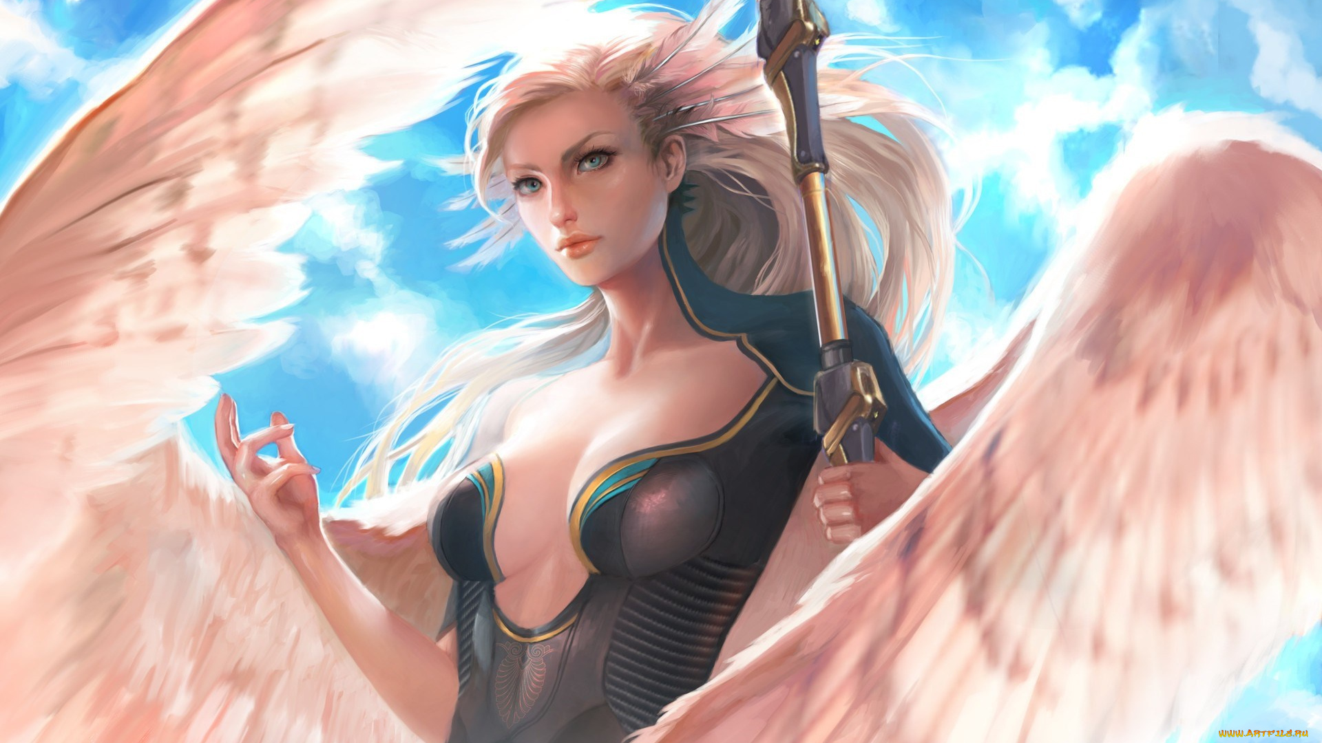 фэнтези, ангелы, ангел, девушка