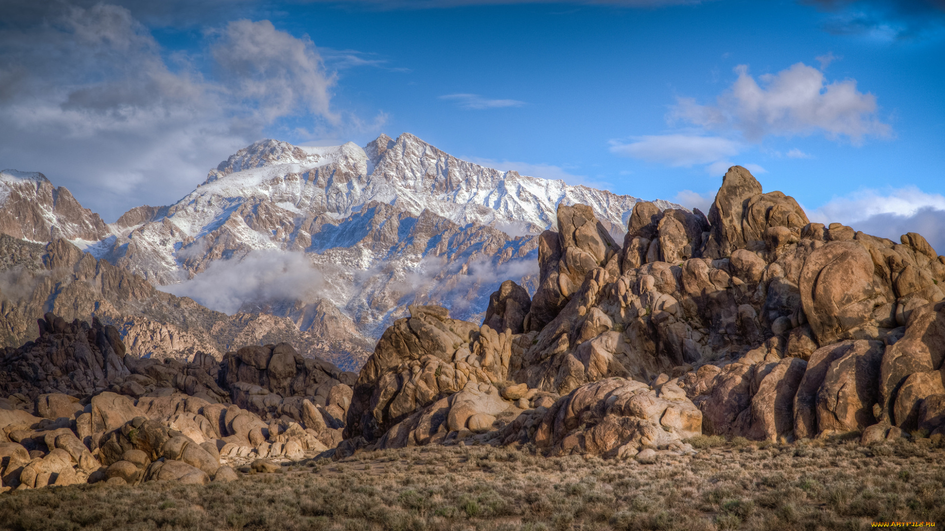 природа, горы, простор