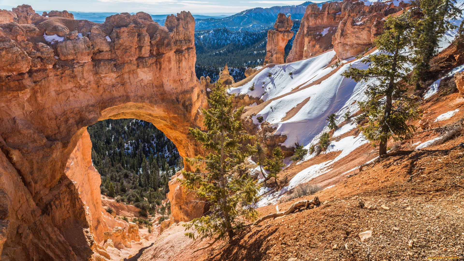 природа, горы, простор