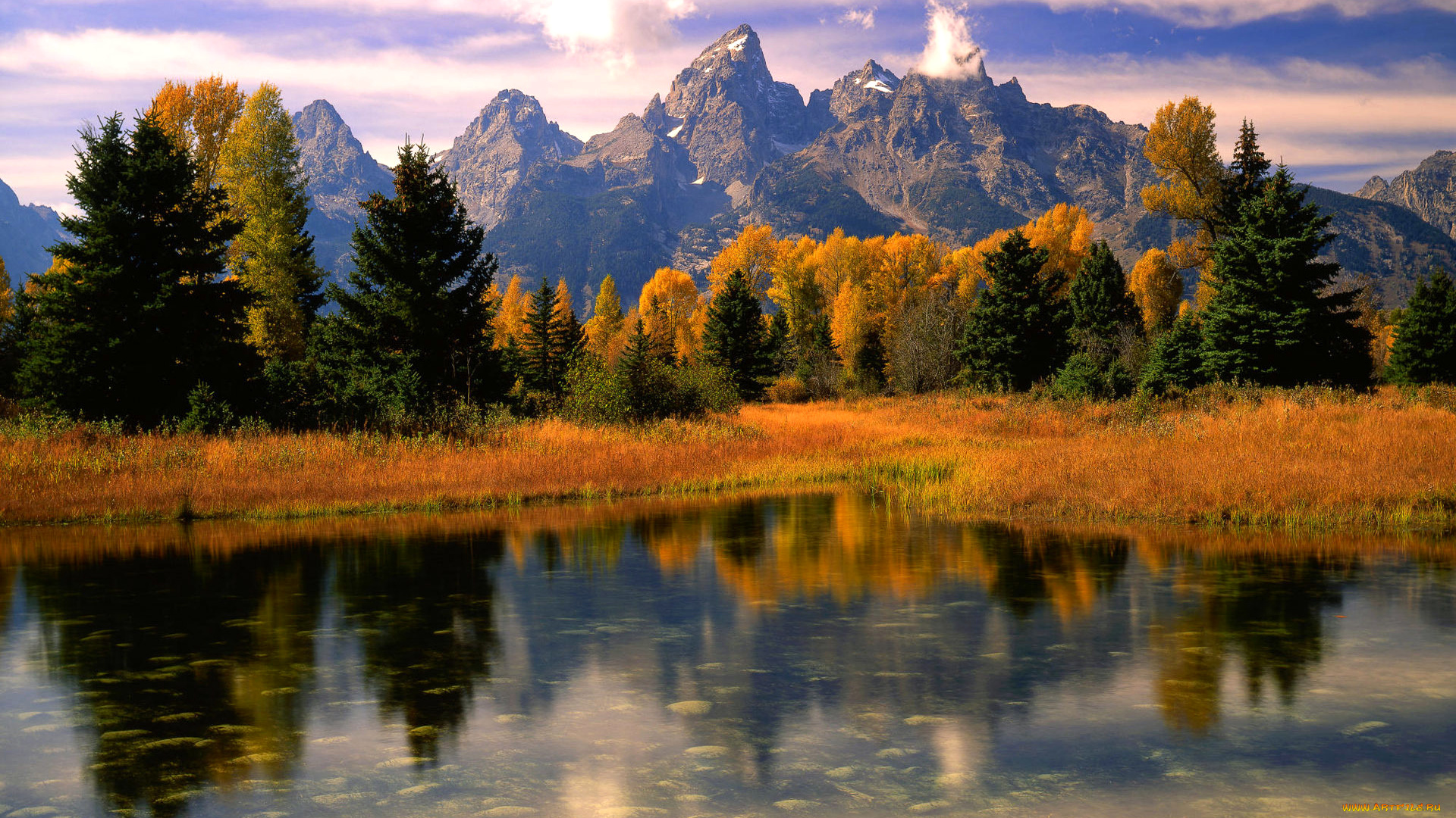 природа, пейзажи, озеро, лес, горы