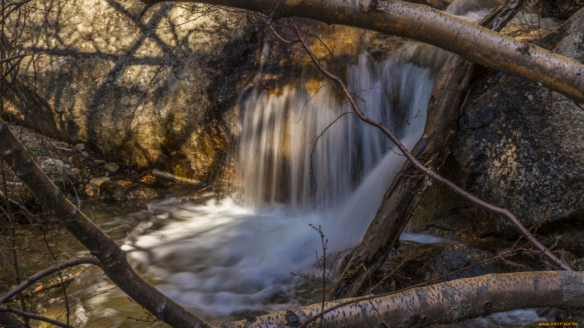 природа, водопады, простор