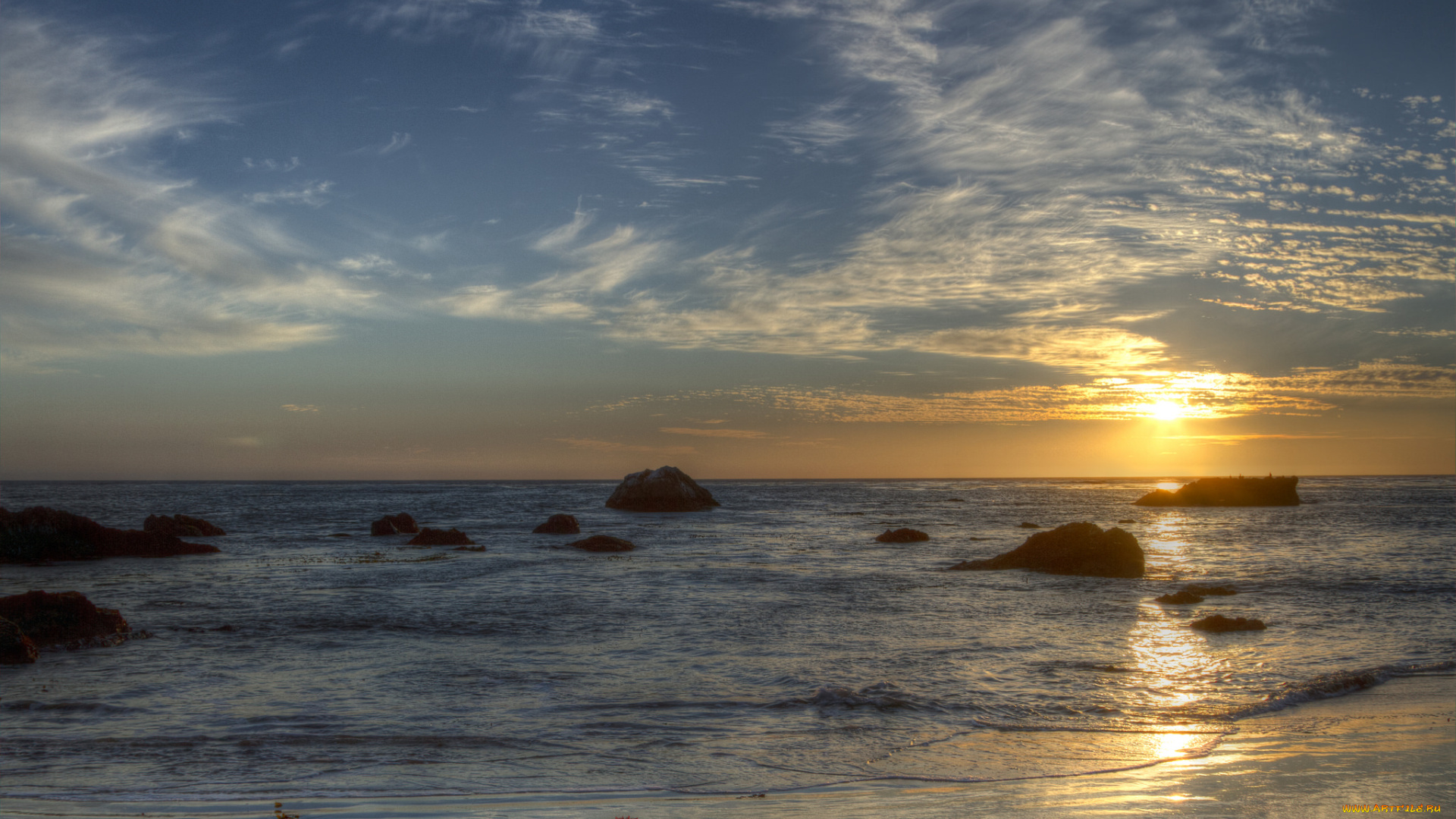 природа, восходы, закаты, простор