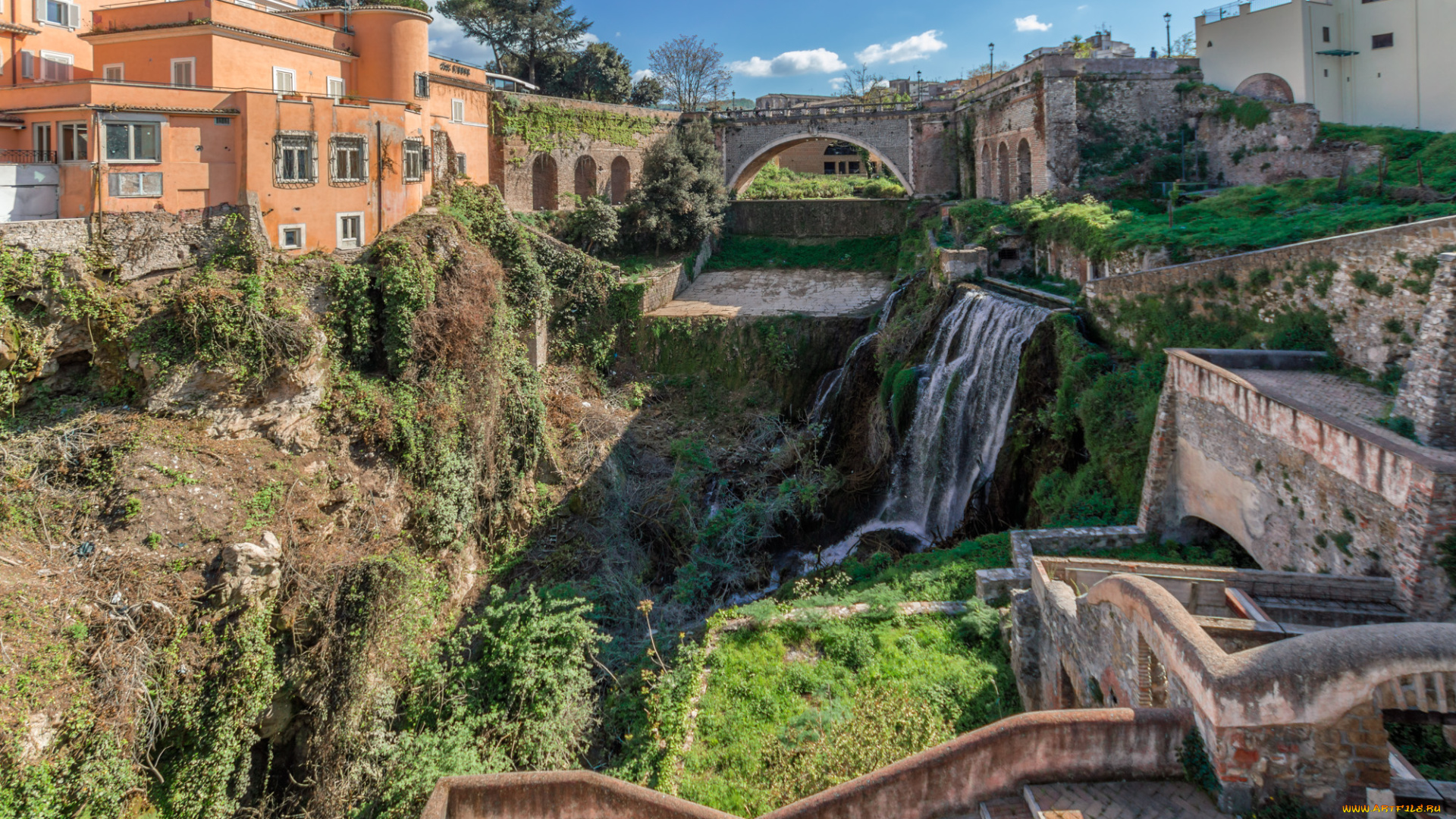 valle, dell`aniene, , tivoli, города, -, панорамы, простор