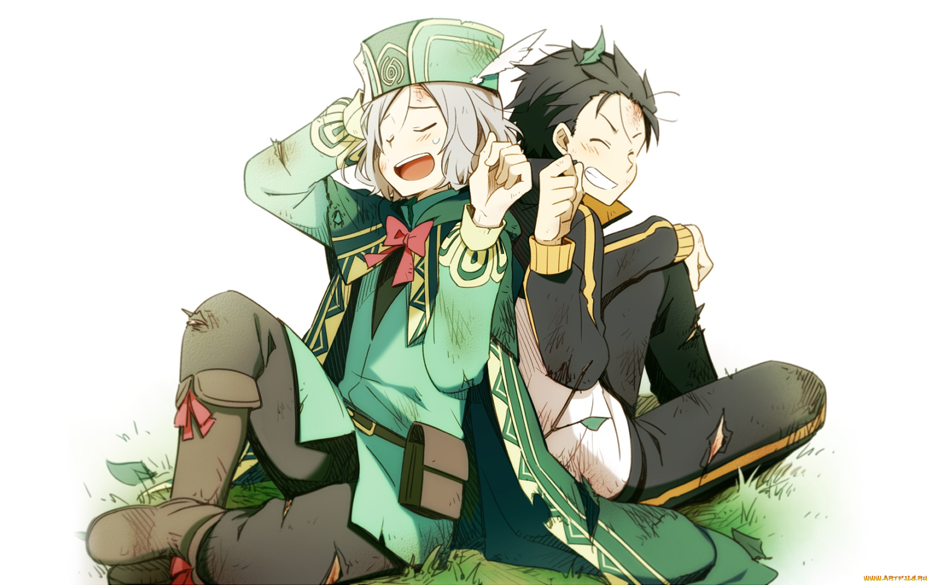 аниме, re, , zero, kara, hajimeru, isekai, seikatsu, девушка, взгляд, фон