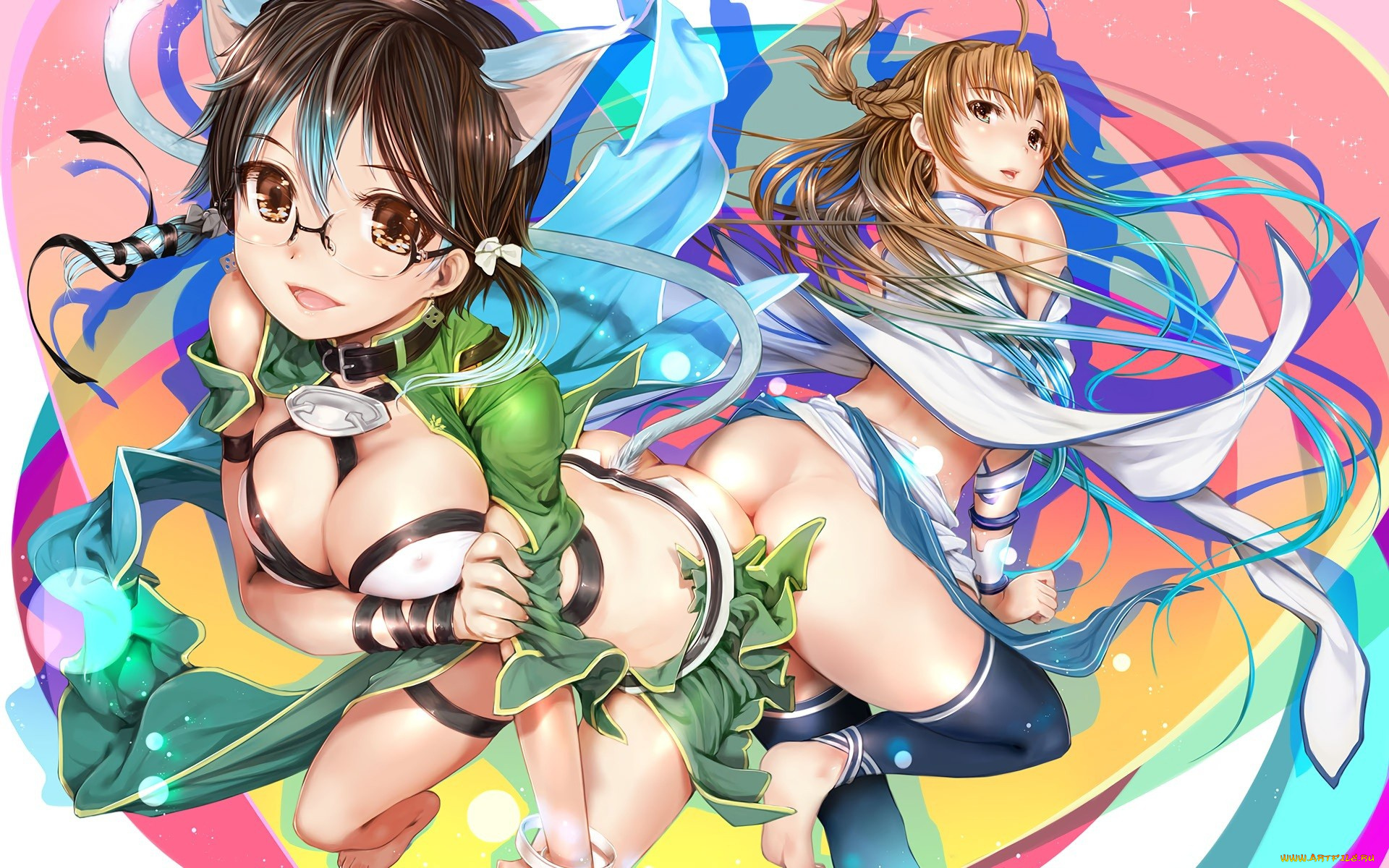 аниме, sword, art, online, shino, asada, asian, thigh, busty, oppai, sword, art, online, sao, light, novel, japanse, yuuki, asuna
