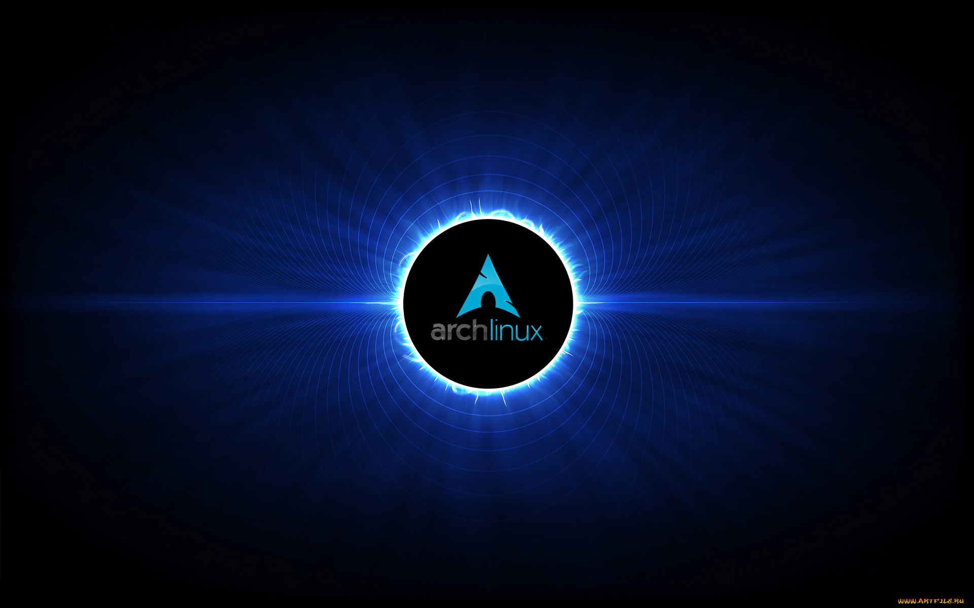 компьютеры, linux, логотип, фон