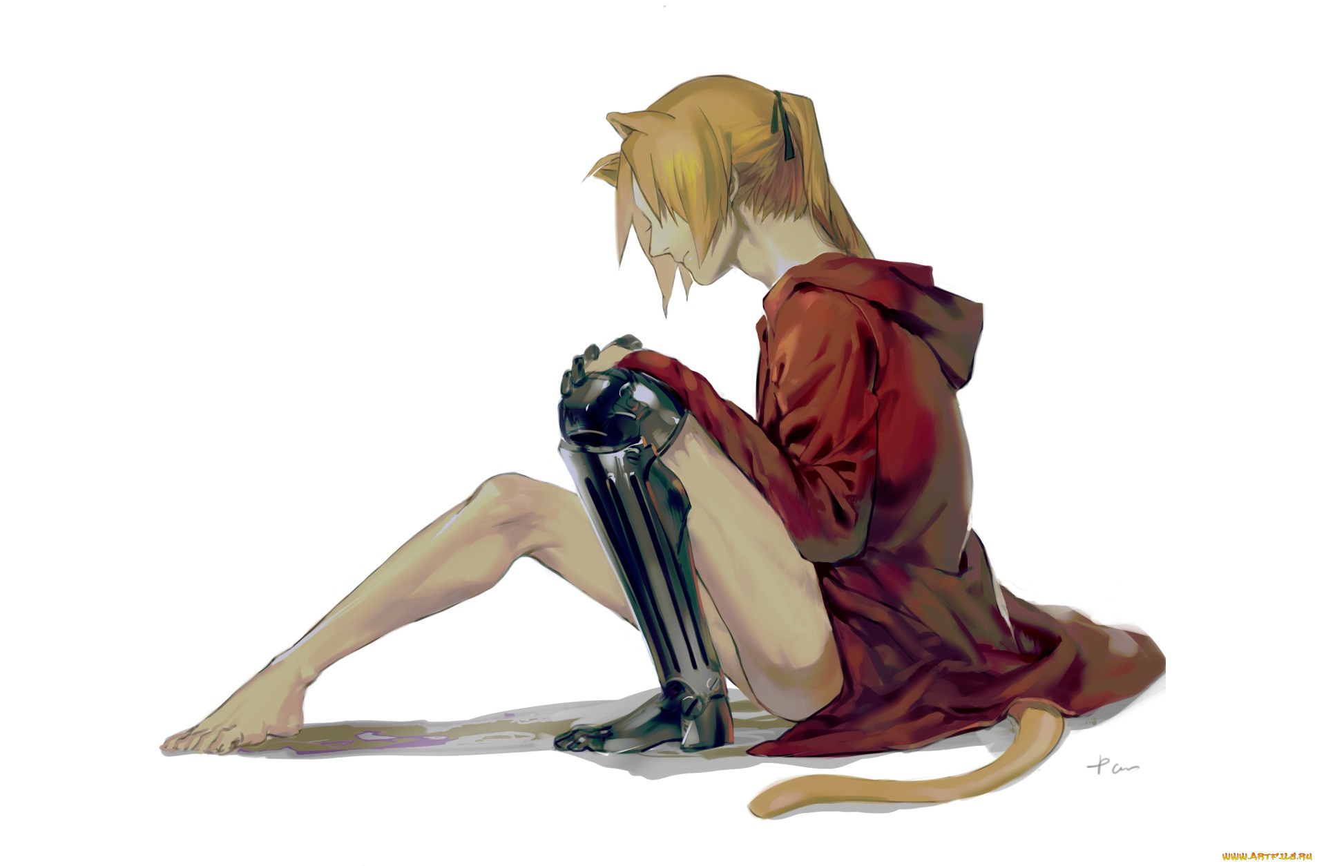 аниме, fullmetal, alchemist, эдвард