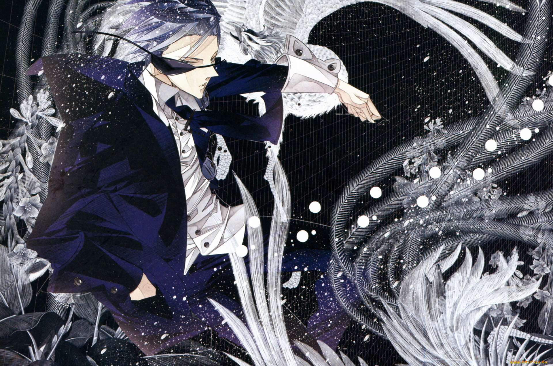 аниме, hana, awase, парень