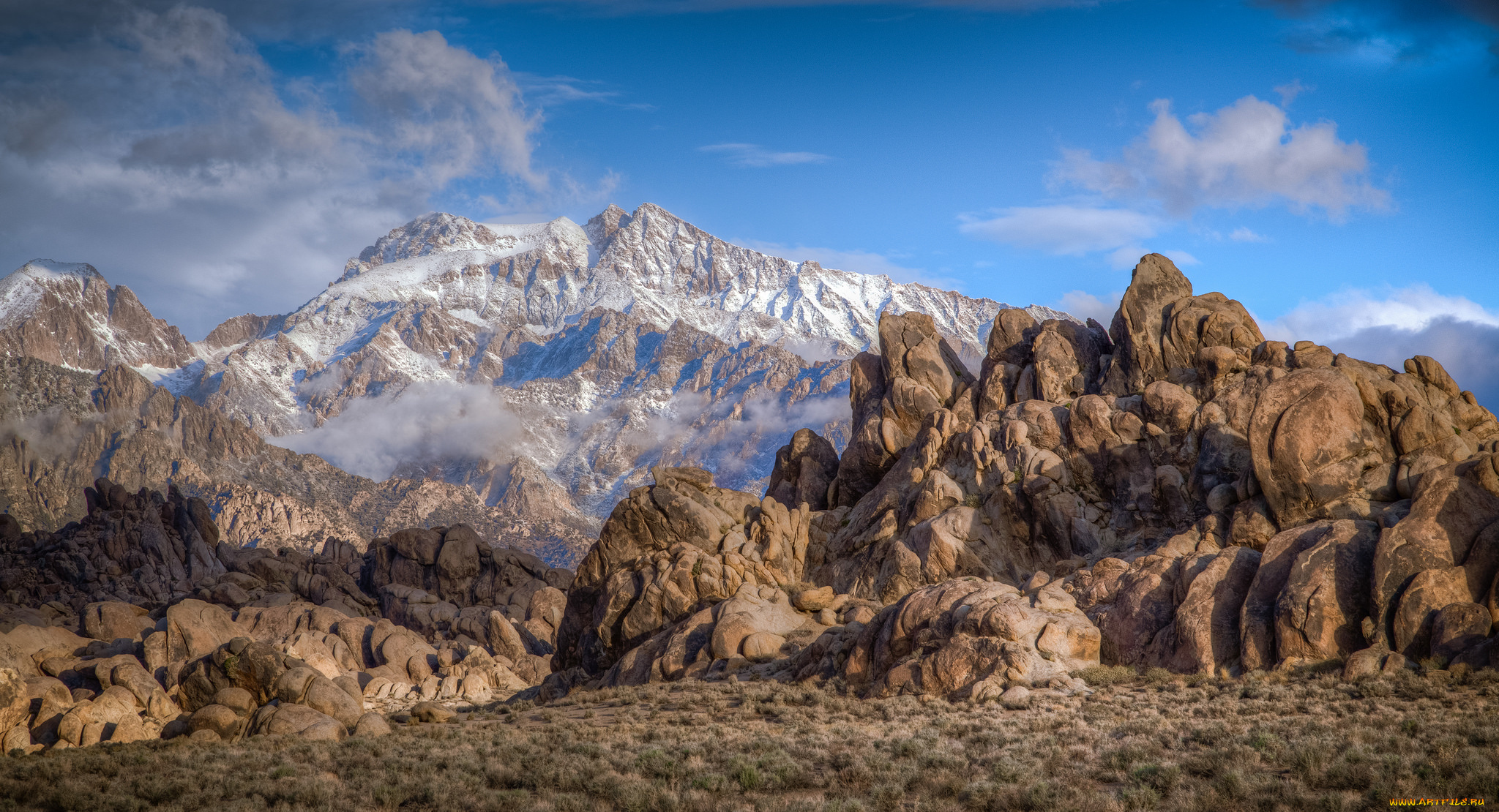 природа, горы, простор