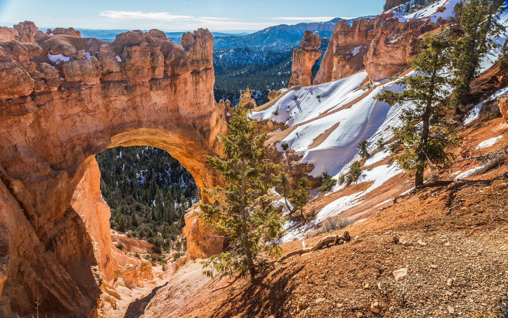 природа, горы, простор