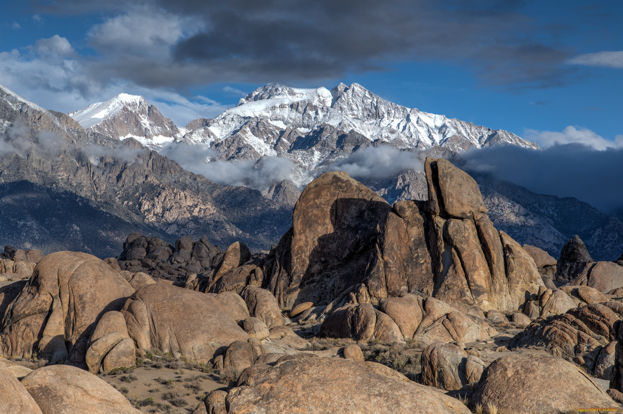 природа, горы, простор