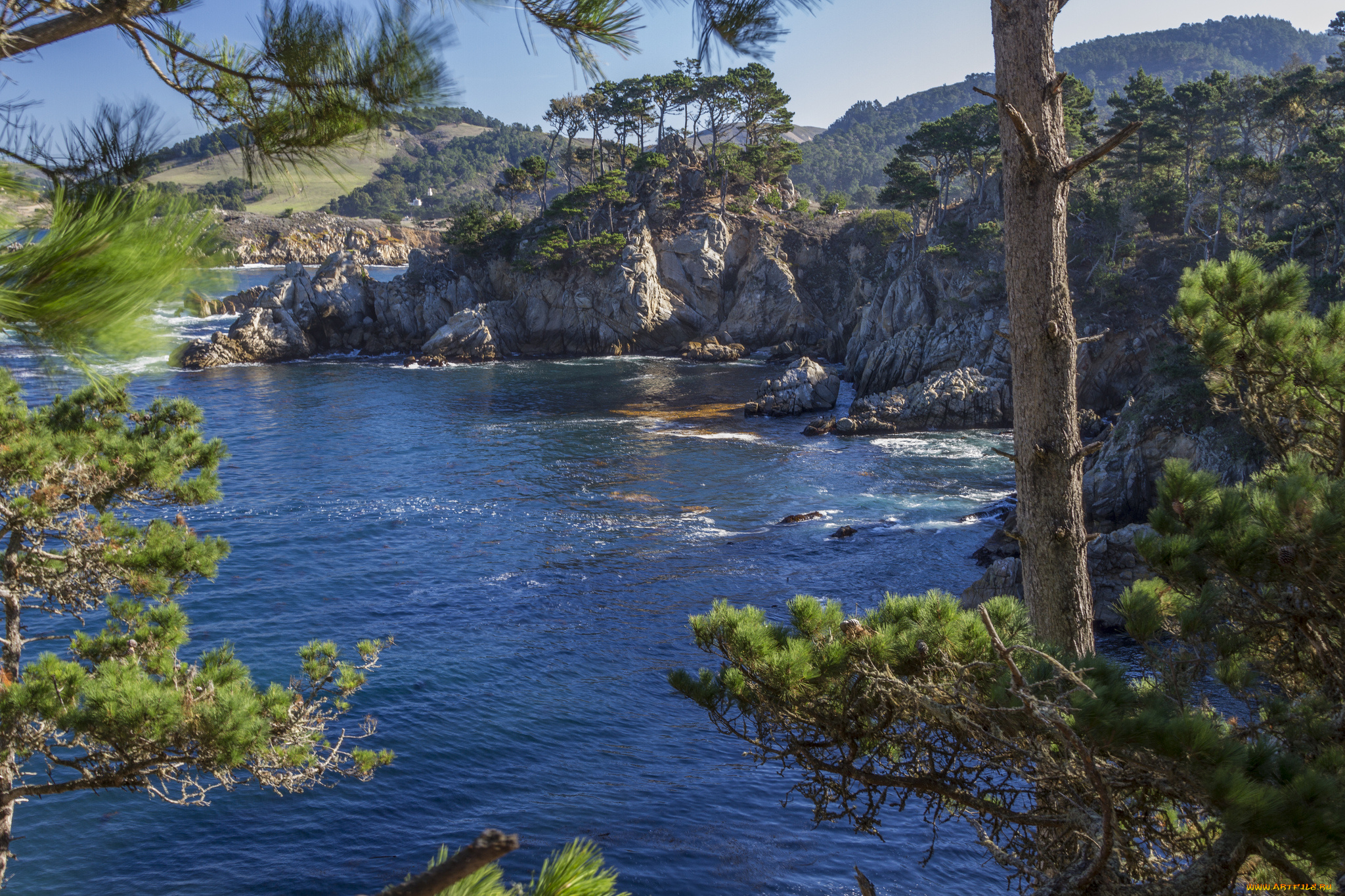 природа, побережье, простор