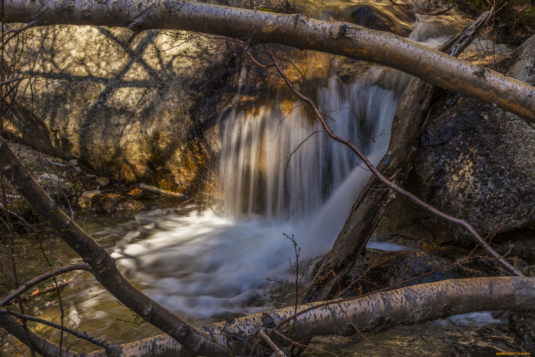 природа, водопады, простор