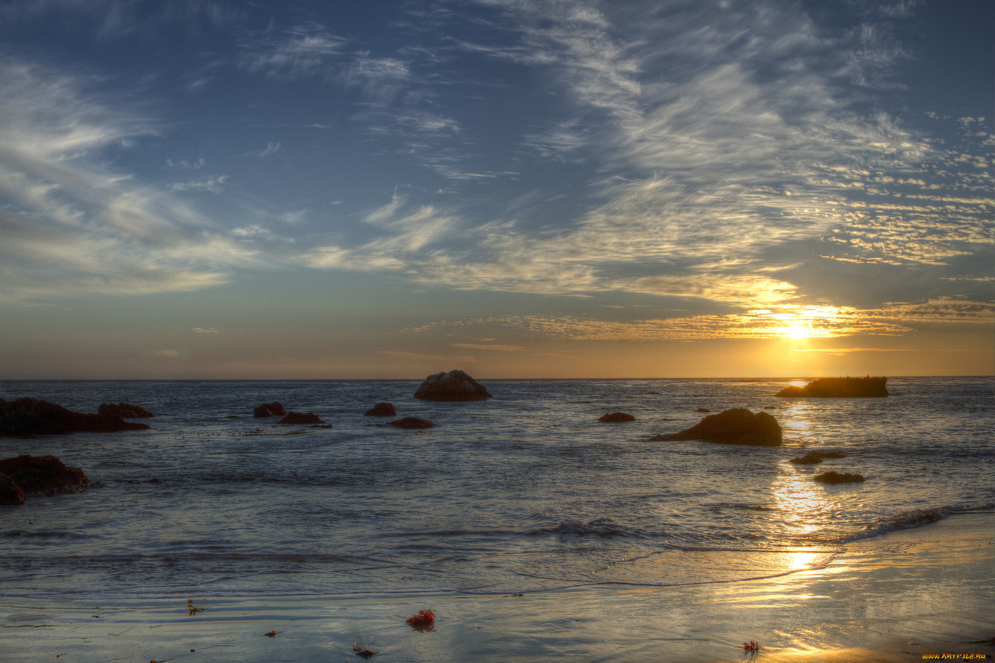 природа, восходы, закаты, простор