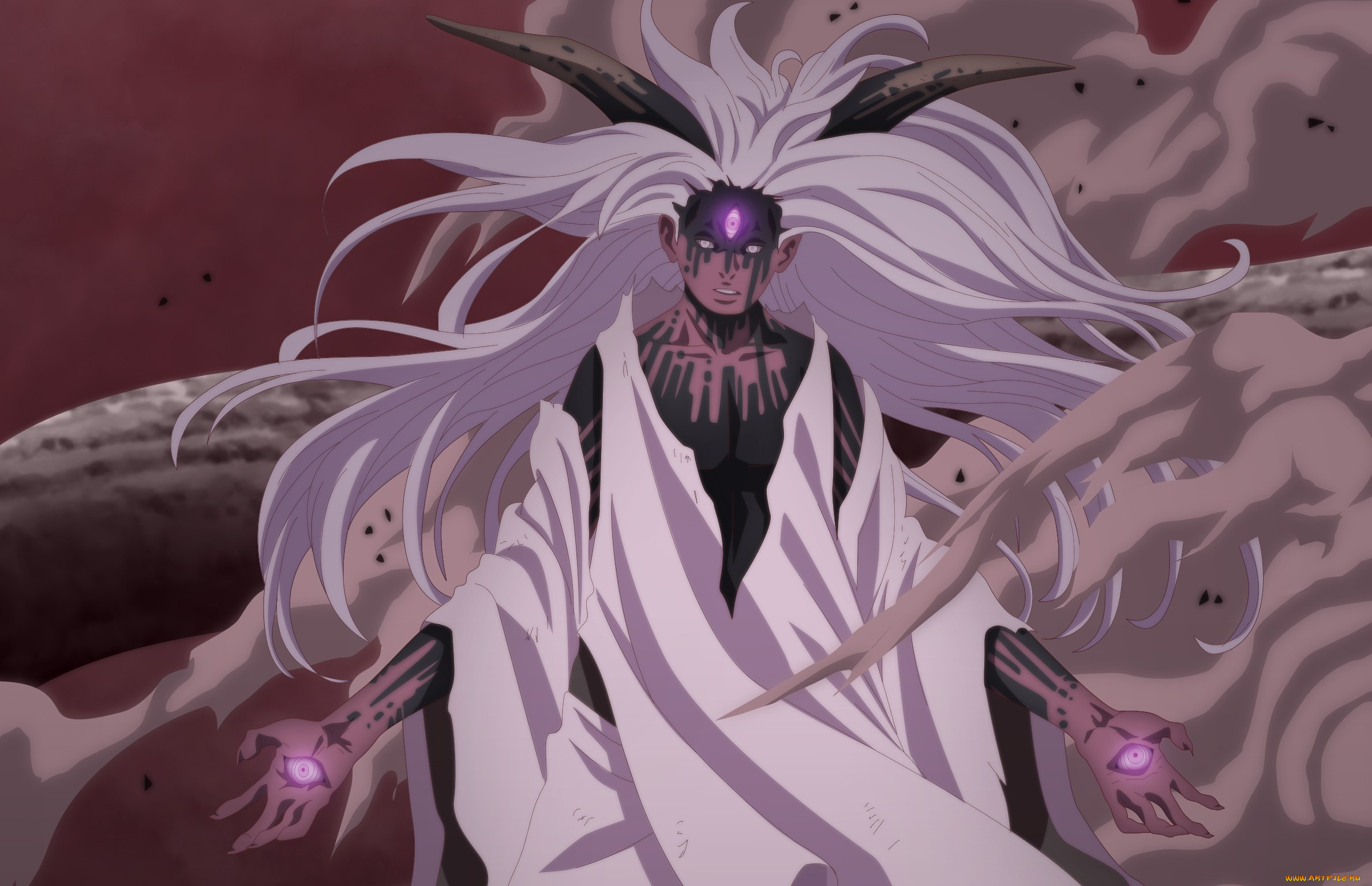 аниме, naruto, momoshiki