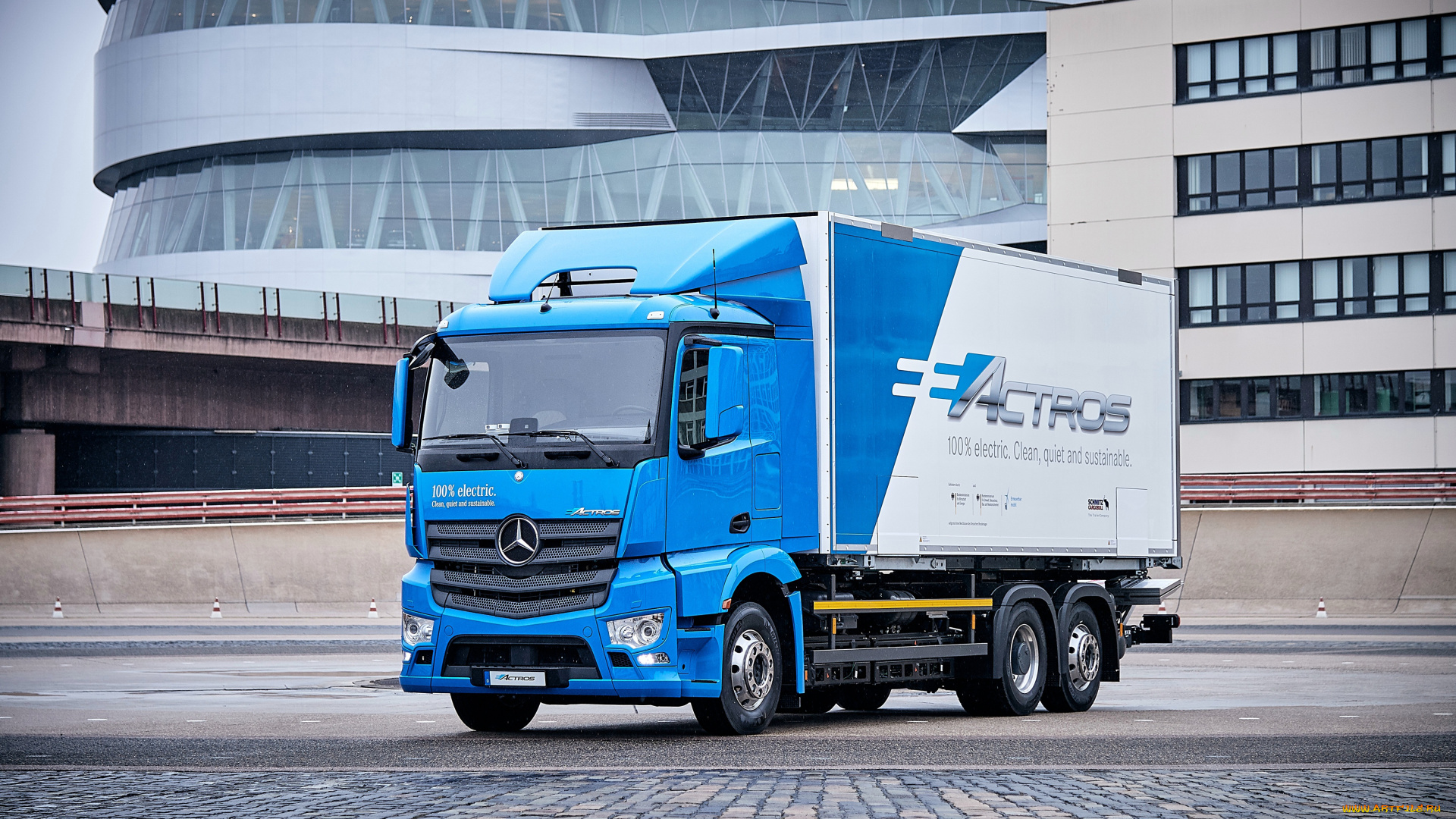 2018, mercedes-benz, eactros, 6x2, автомобили, mercedes, trucks, мерседес, 6x2, седельный, тягач, eactros, 2018, mercedes-benz