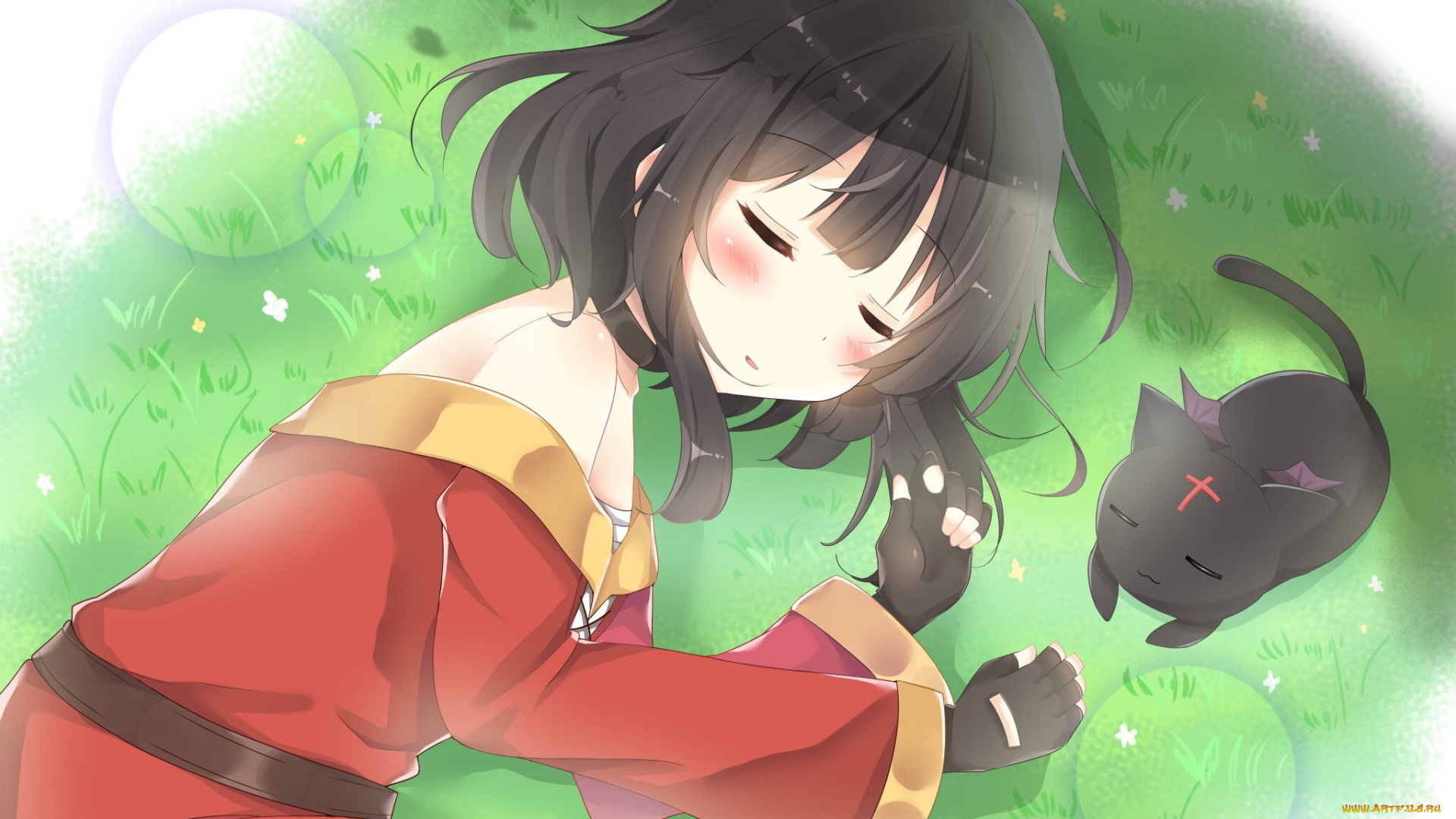 аниме, kono, subarashii, sekai, ni, shukufuku, wo, девочка