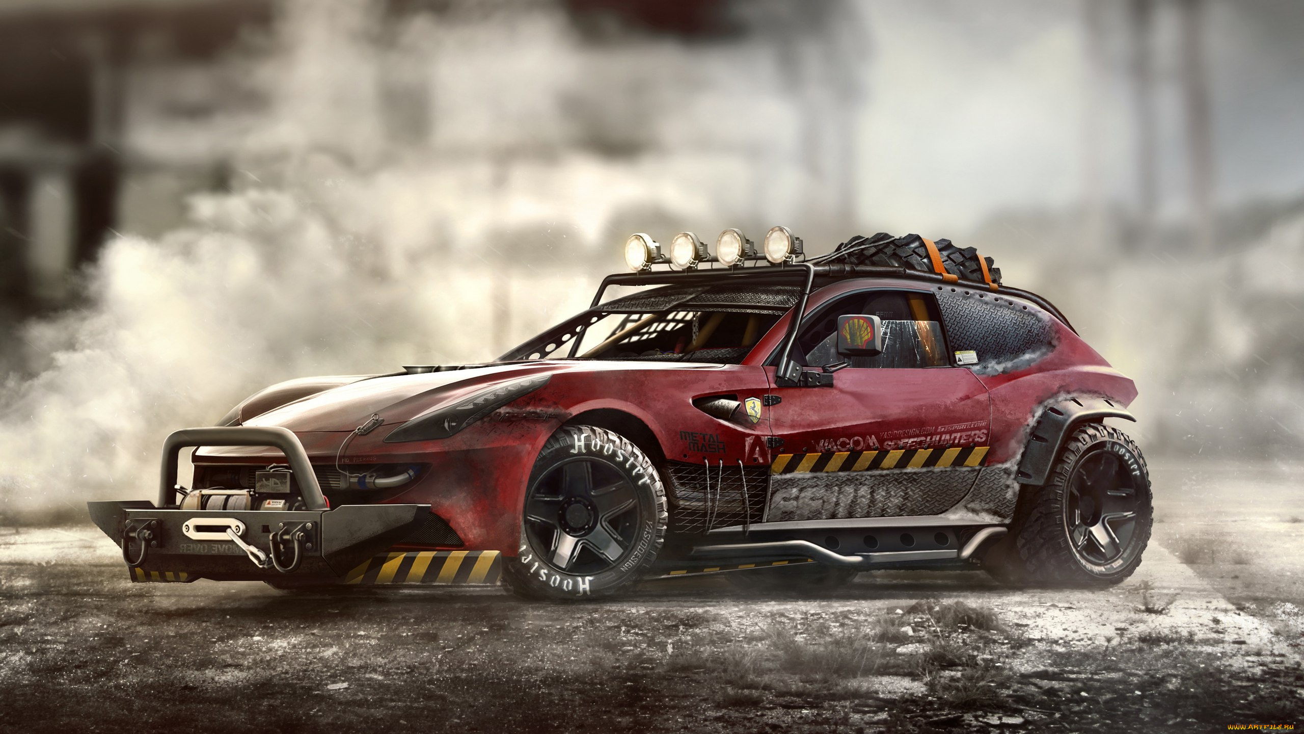 автомобили, виртуальный, тюнинг, ferrari, ff