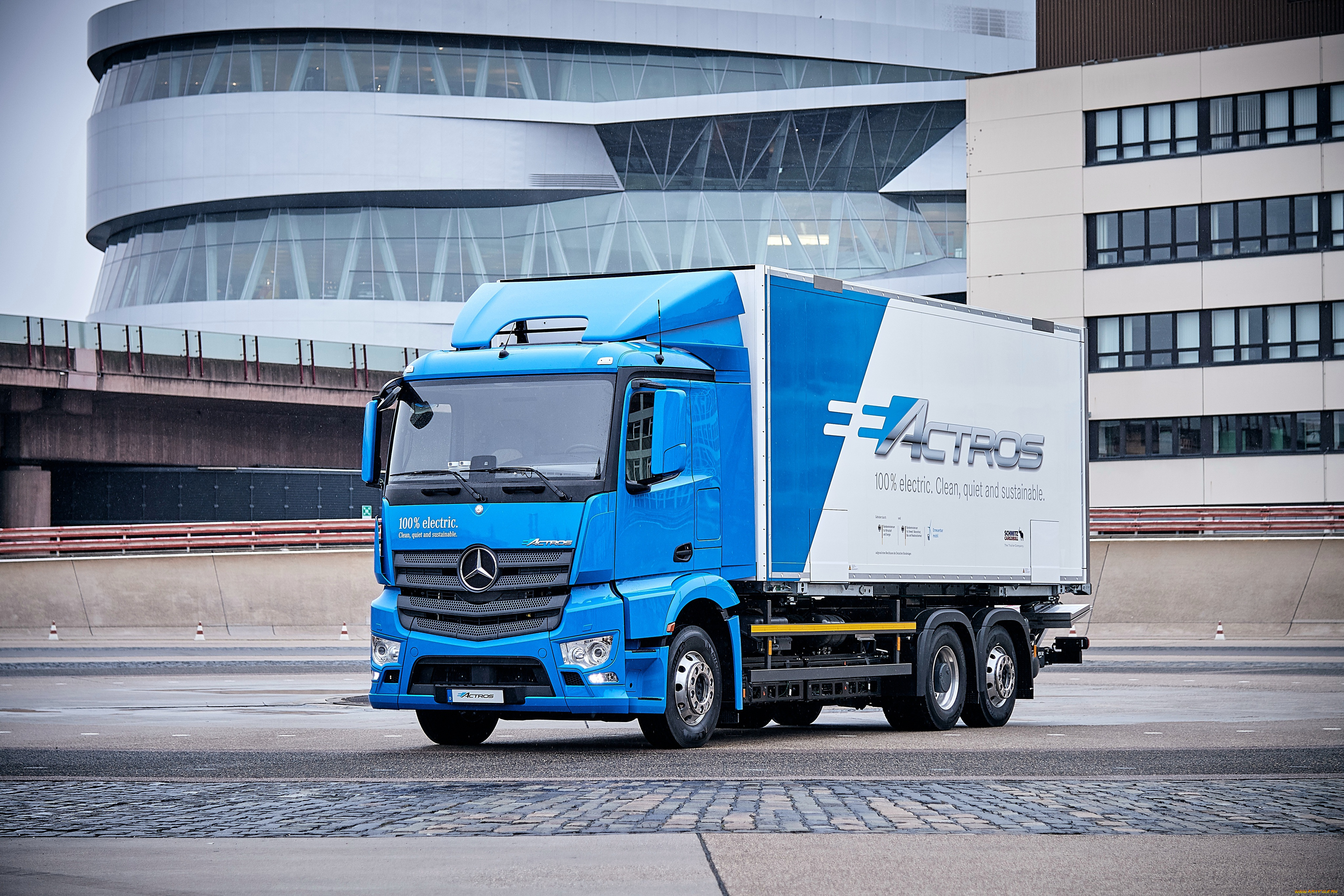 2018, mercedes-benz, eactros, 6x2, автомобили, mercedes, trucks, мерседес, 6x2, седельный, тягач, eactros, 2018, mercedes-benz
