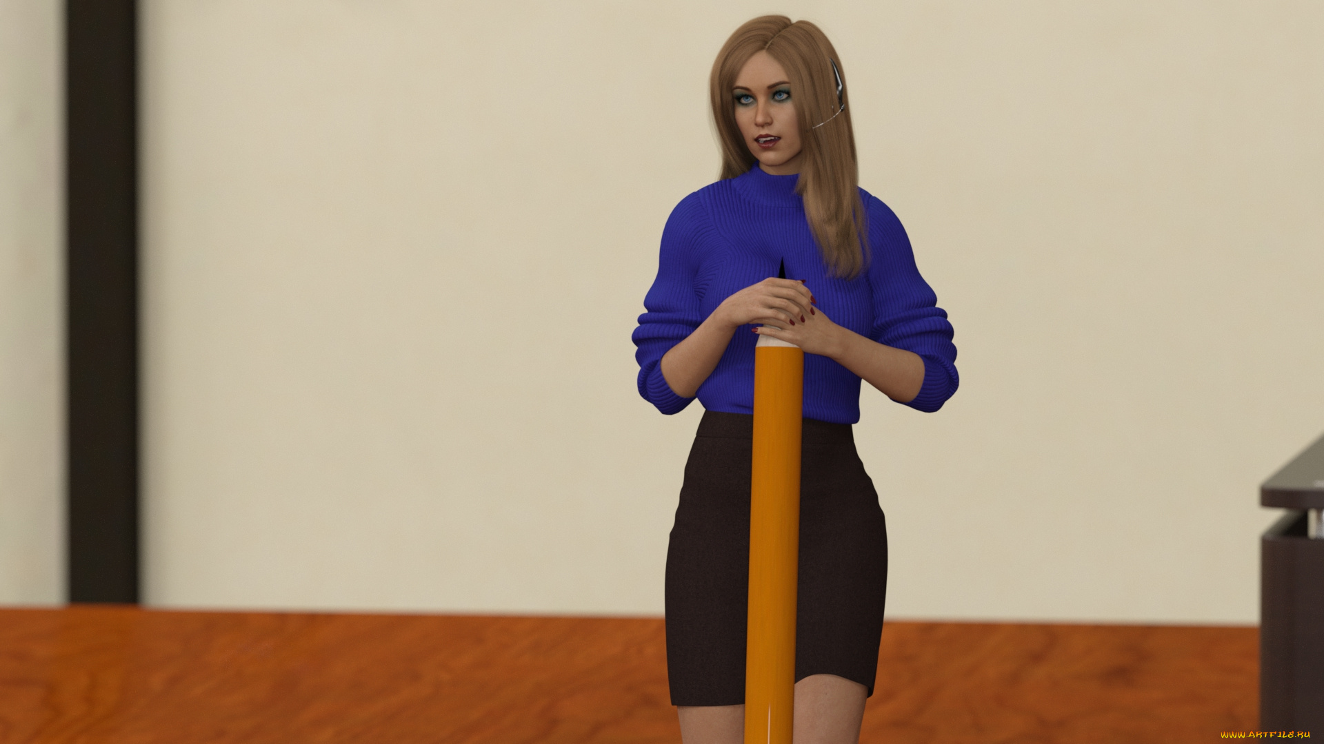 3д, графика, фантазия, , fantasy, девушка, взгляд, фон