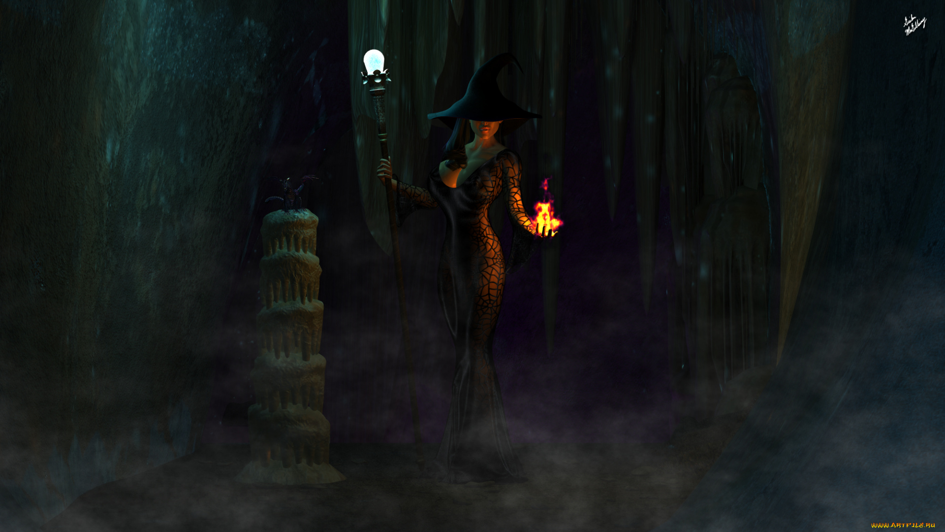 3д, графика, фантазия, , fantasy, девушка, взгляд, фон