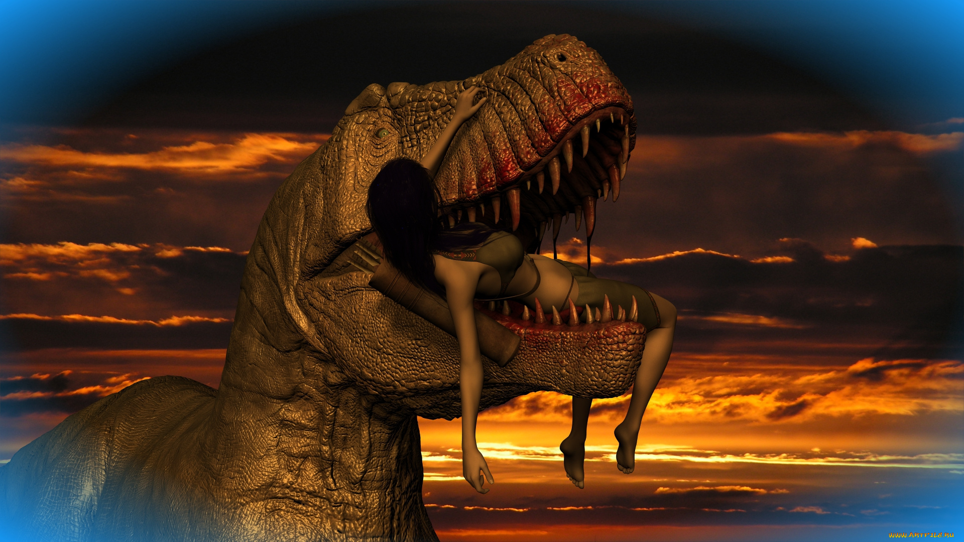 3д, графика, фантазия, , fantasy, девушка, взгляд, фон