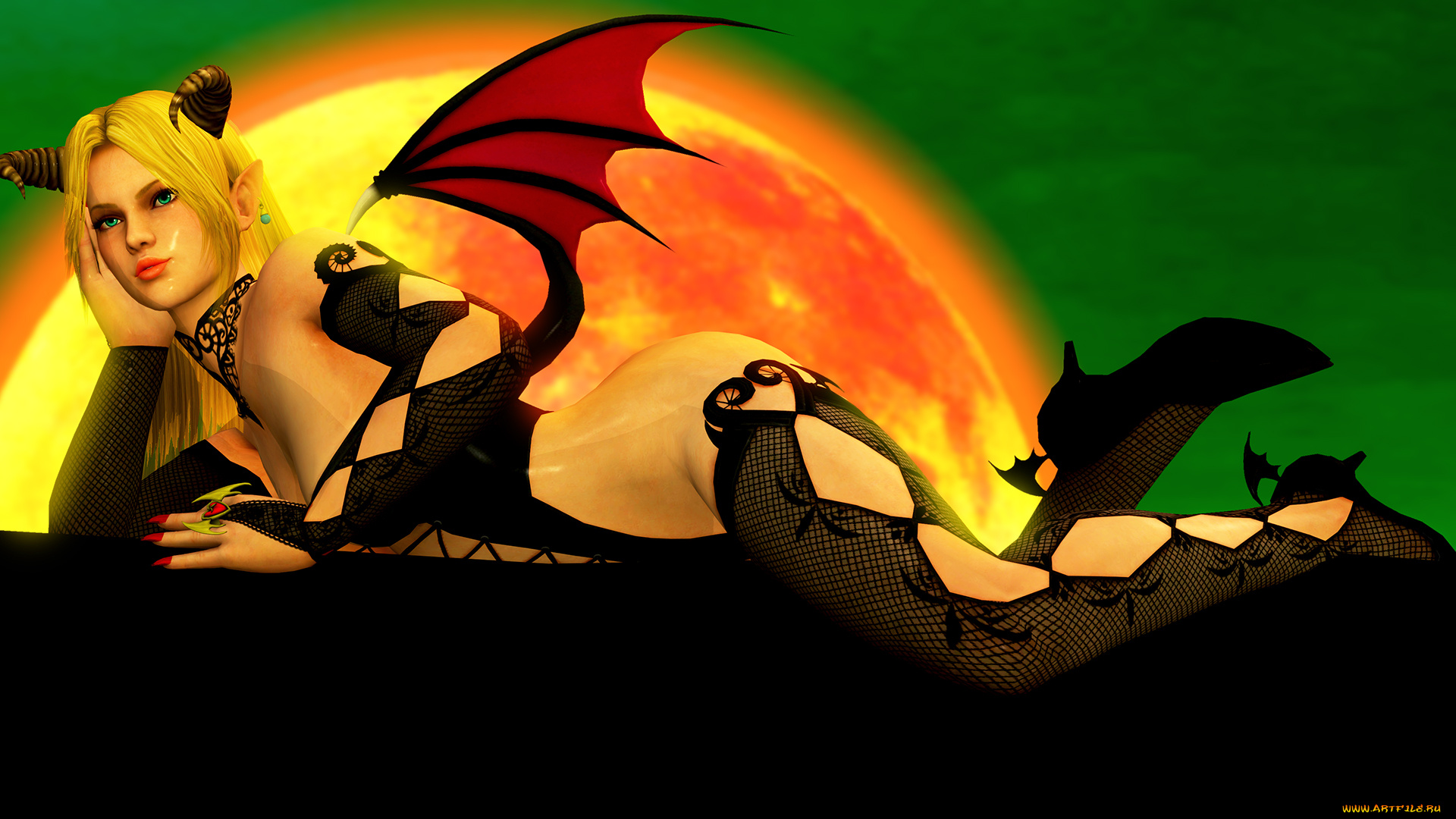 3д, графика, праздники, , holidays, девушка, взгляд, фон