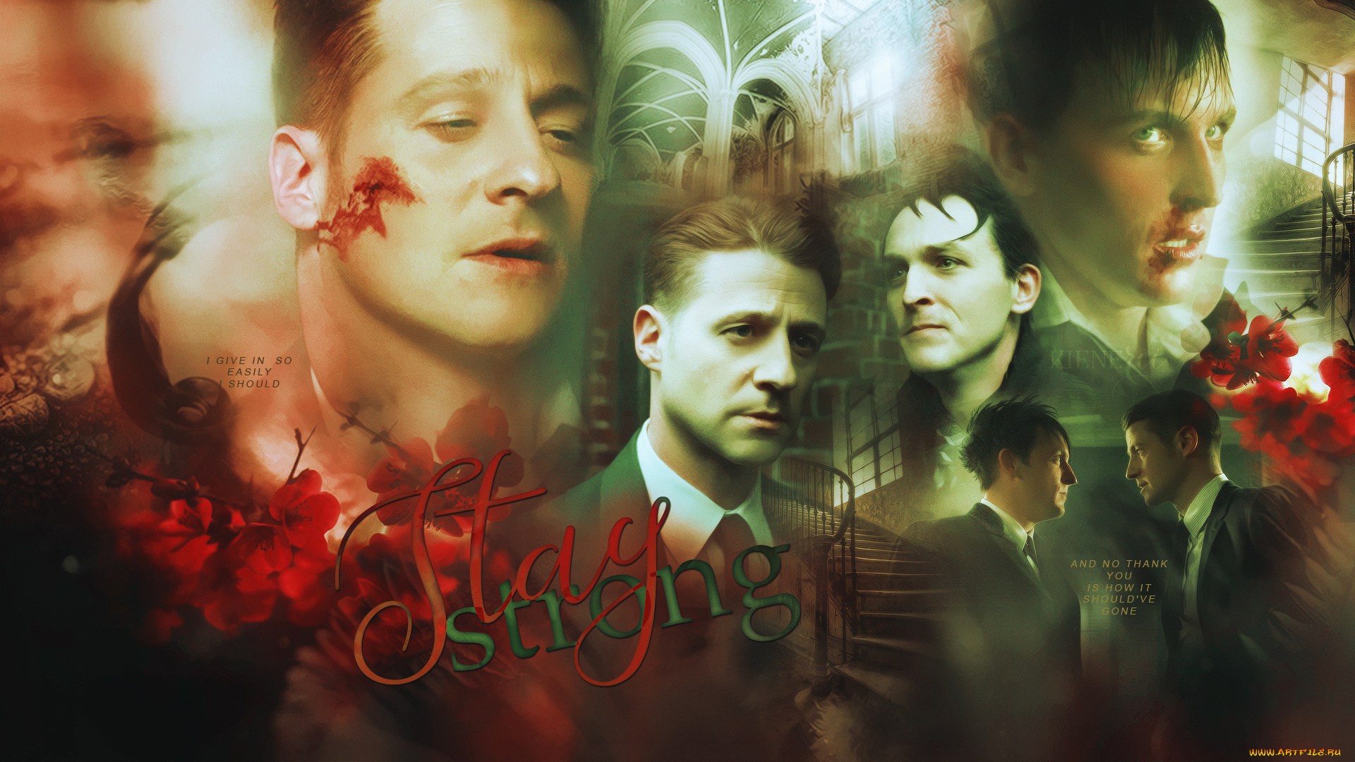 кино, фильмы, gotham, взгляд, фон, мужчины