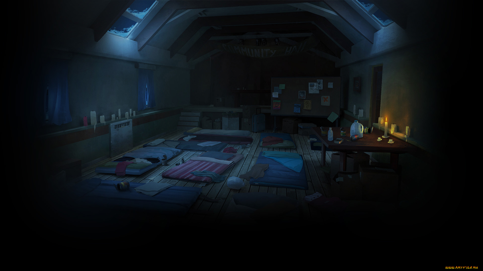 видео, игры, the, long, dark, убежище, матрасы, свечи