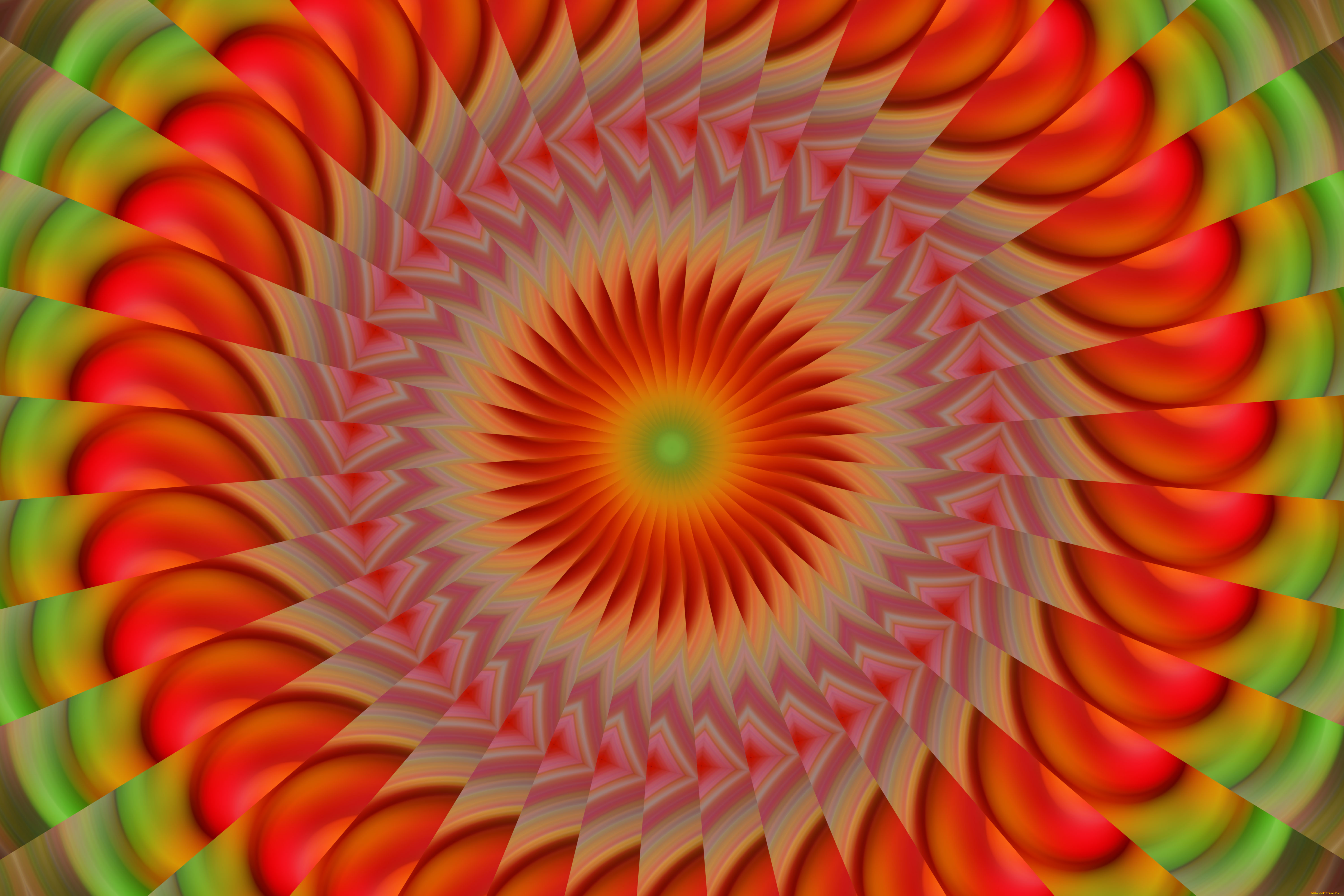 3д, графика, фракталы, , fractal, цвет, фон, узор