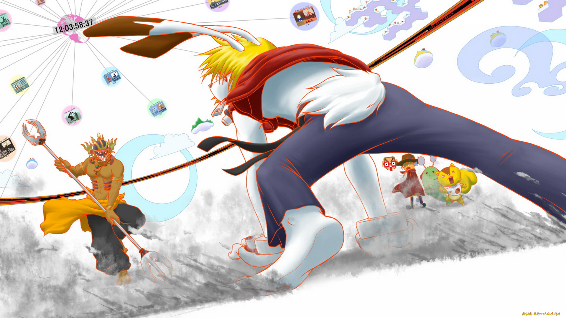 аниме, summer, wars, summer, wars