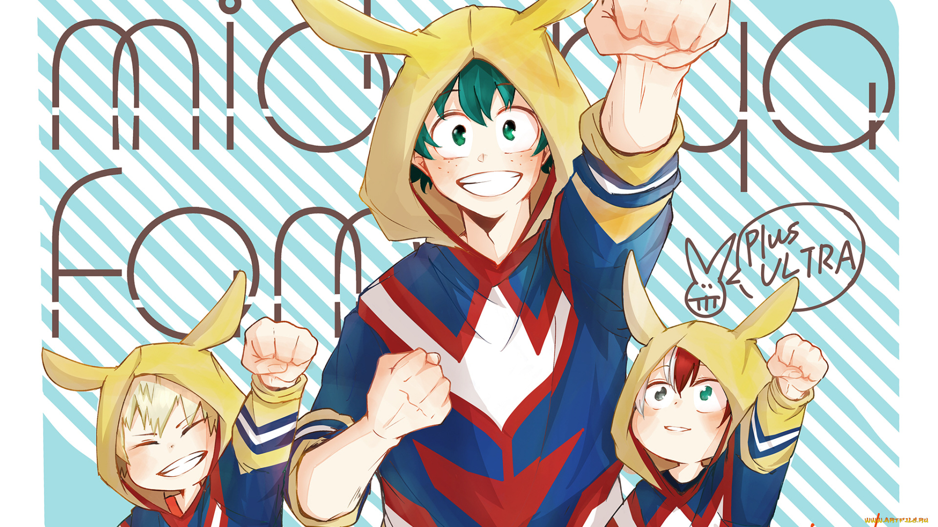 аниме, boku, no, hero, academia, моя, геройская, академия