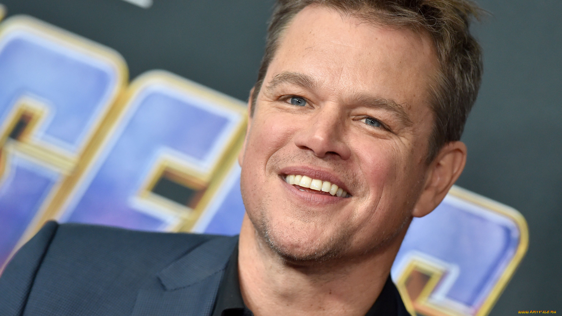 мужчины, matt, damon, актер, лицо, костюм