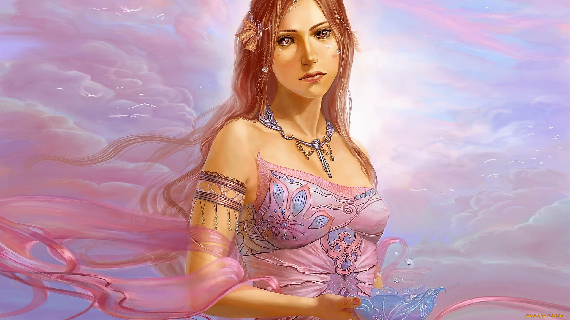 фэнтези, девушки, девушка, украшения