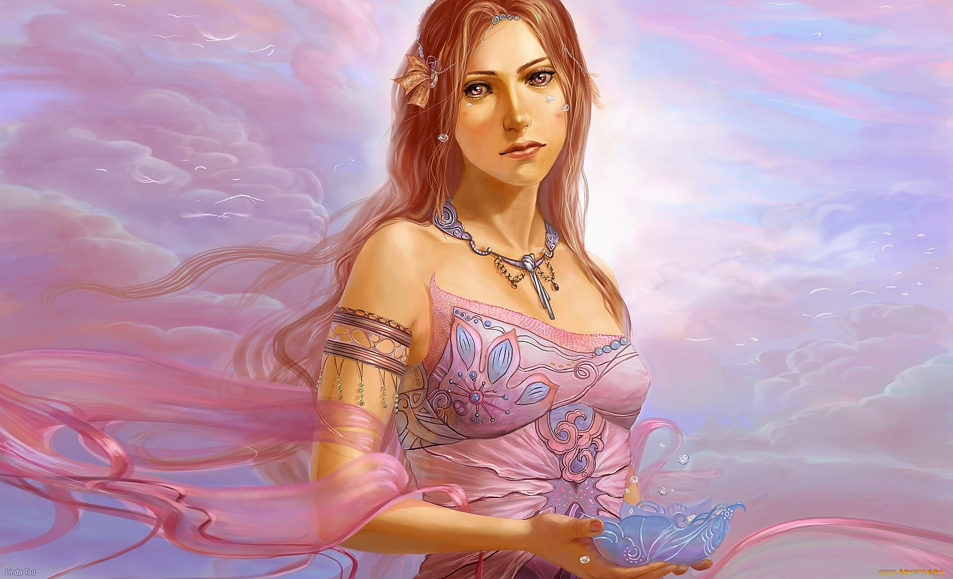 фэнтези, девушки, девушка, украшения