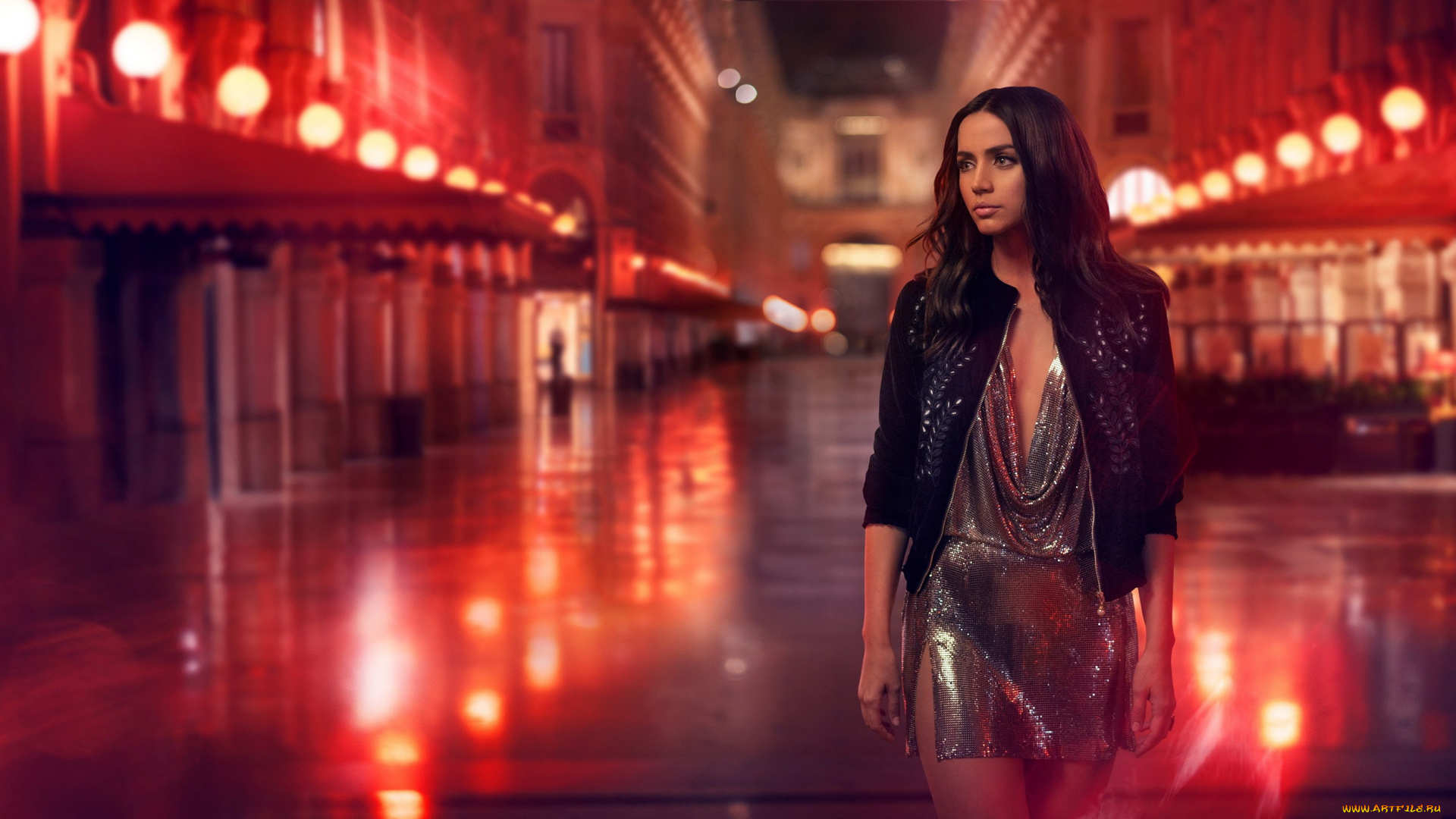 девушки, ana, de, armas, актриса