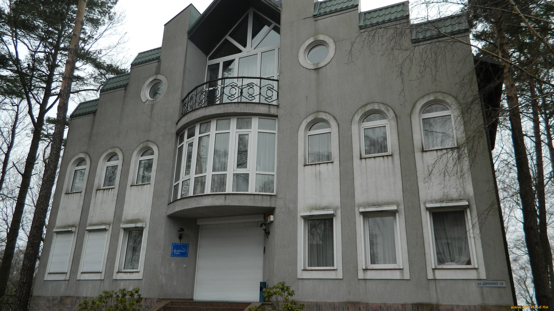 города, -, здания, , дома, здание, светлогорск, россия, архитeктура