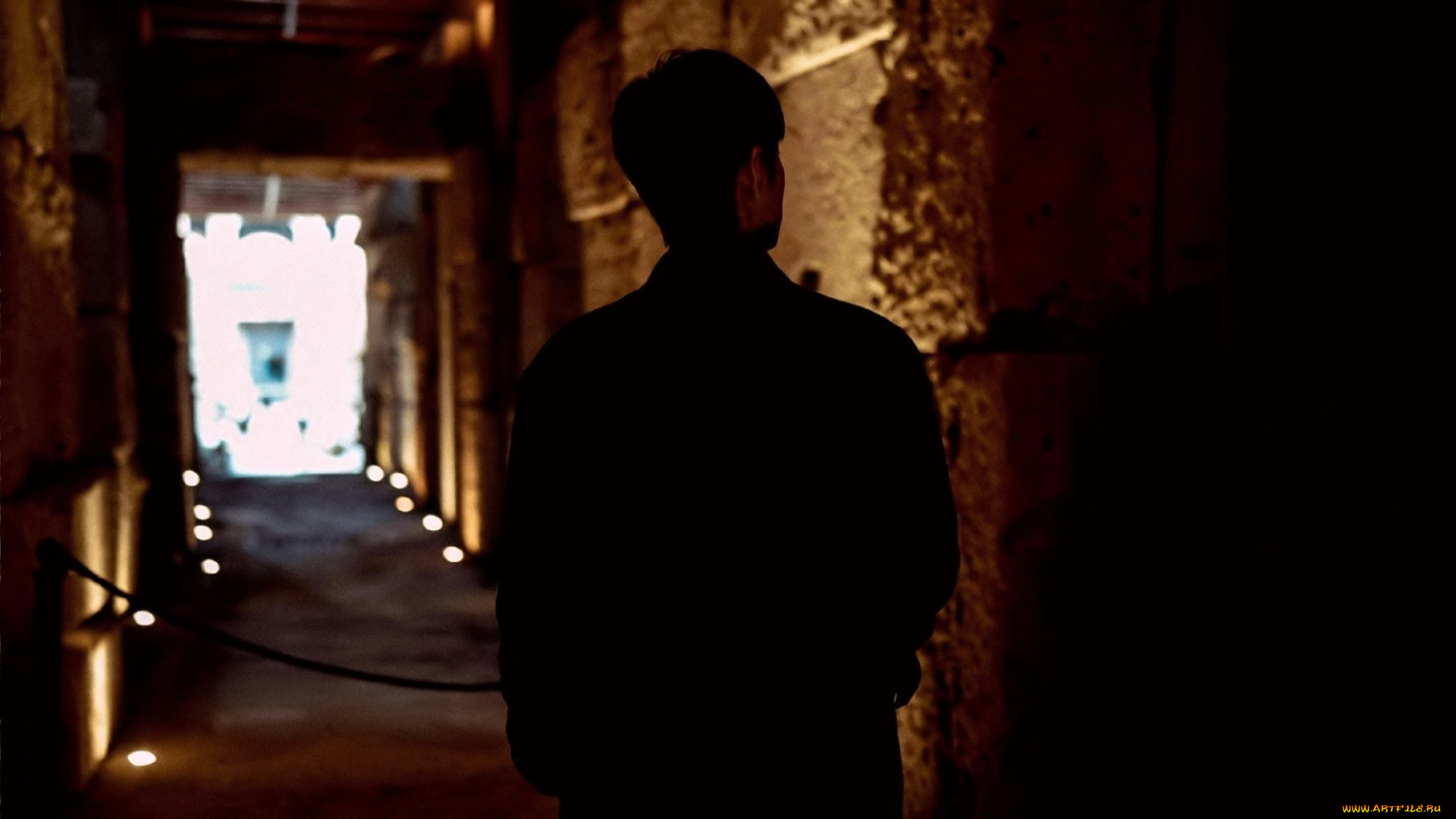 мужчины, xiao, zhan, актер, стены, колизей