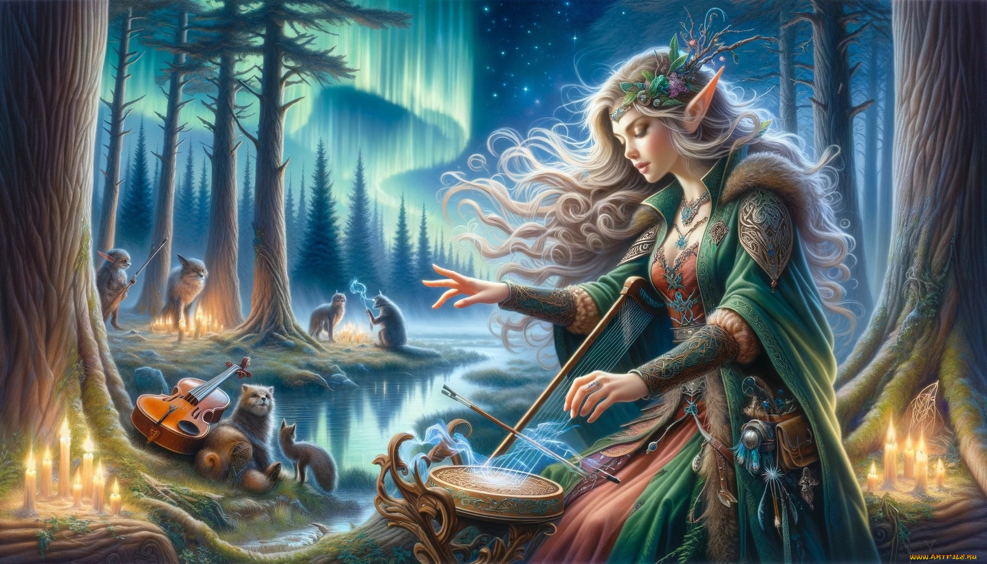 фэнтези, эльфы, нейросети, графика, нейроарт, ai, art, нейронные, сети, рисунки, нейро, искусство, нейрографика, graphics, neuroart, neural, networks, drawings, neuro, neurography