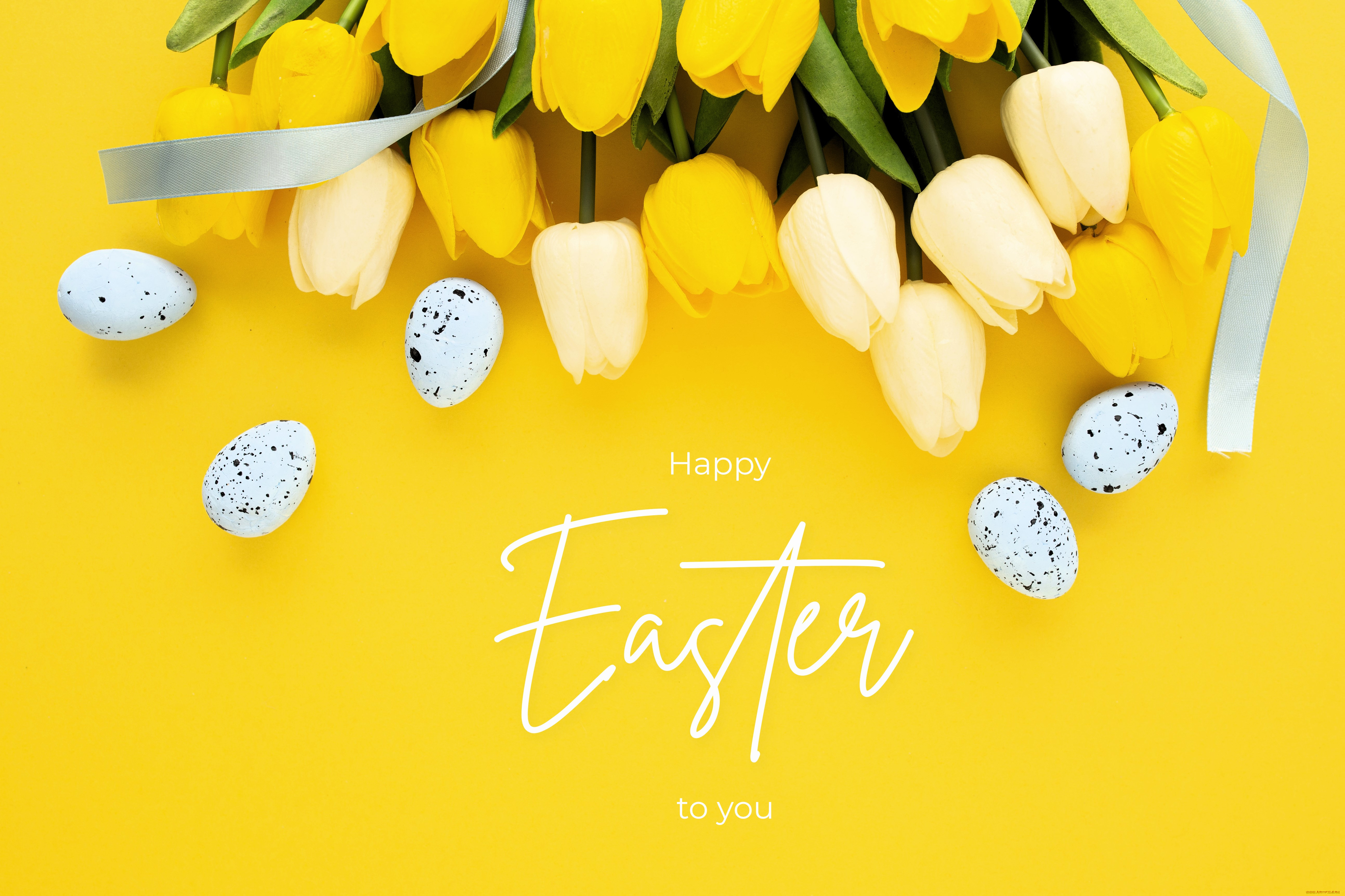 праздничные, пасха, тюльпаны, яйца