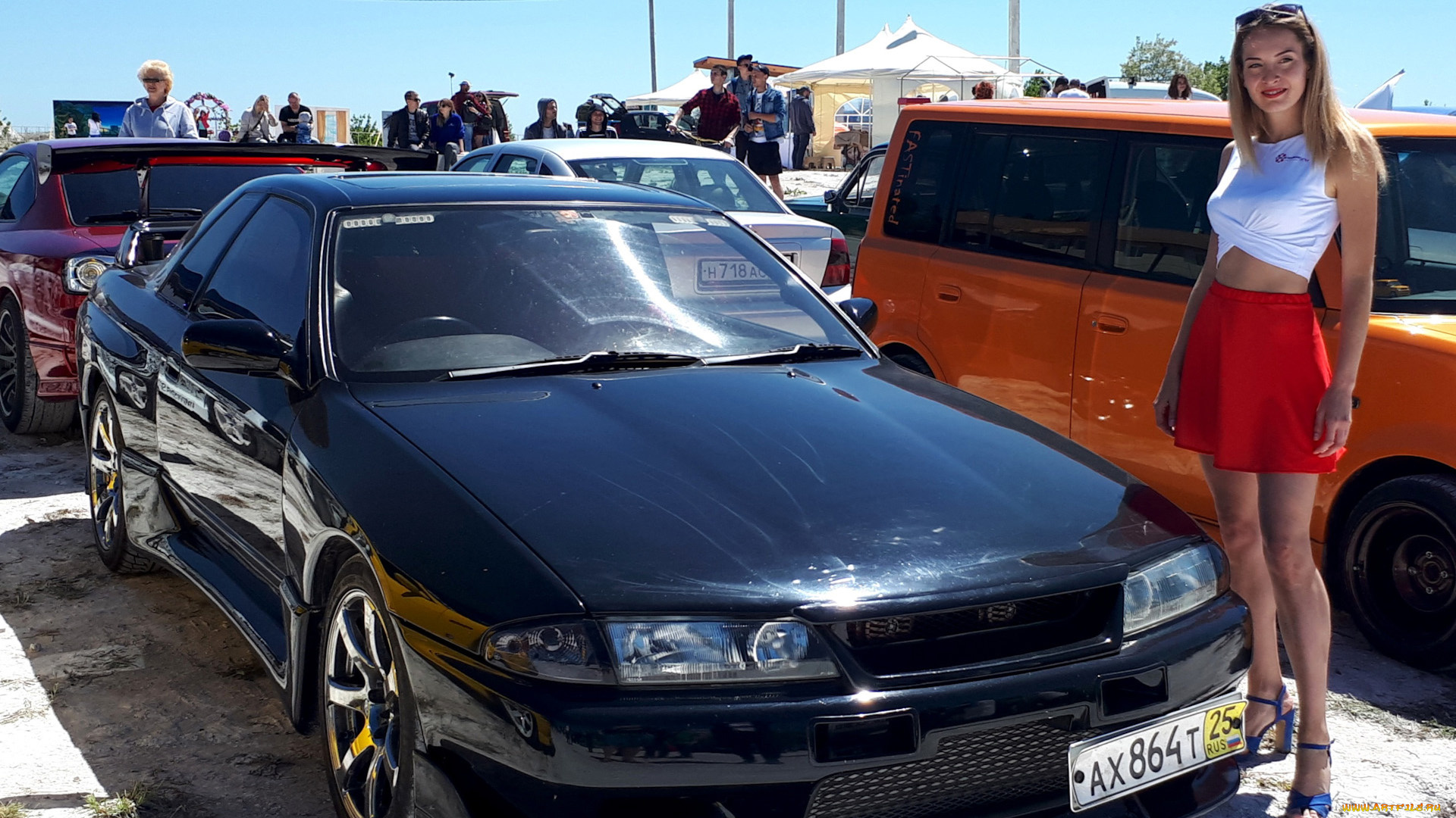 автомобили, -авто, с, девушками, красивая, девушка