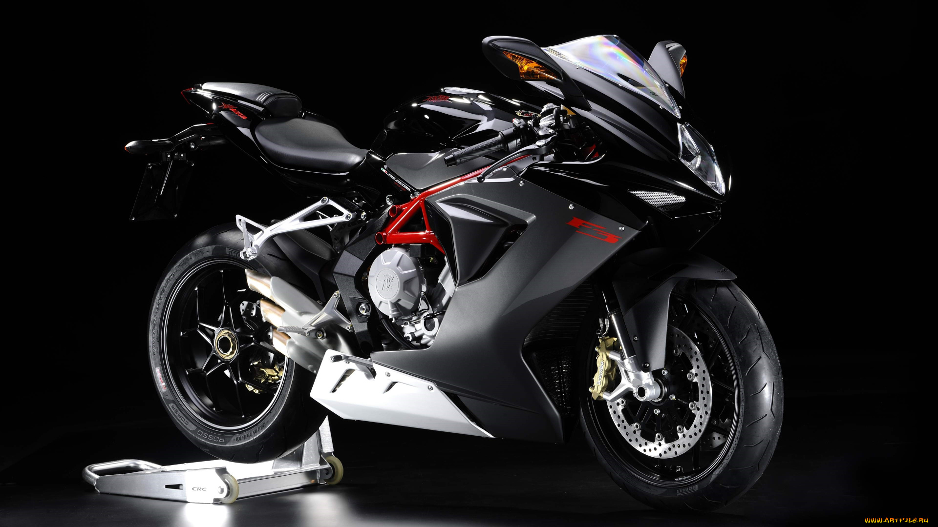 мотоциклы, mv, agusta, байк, черный