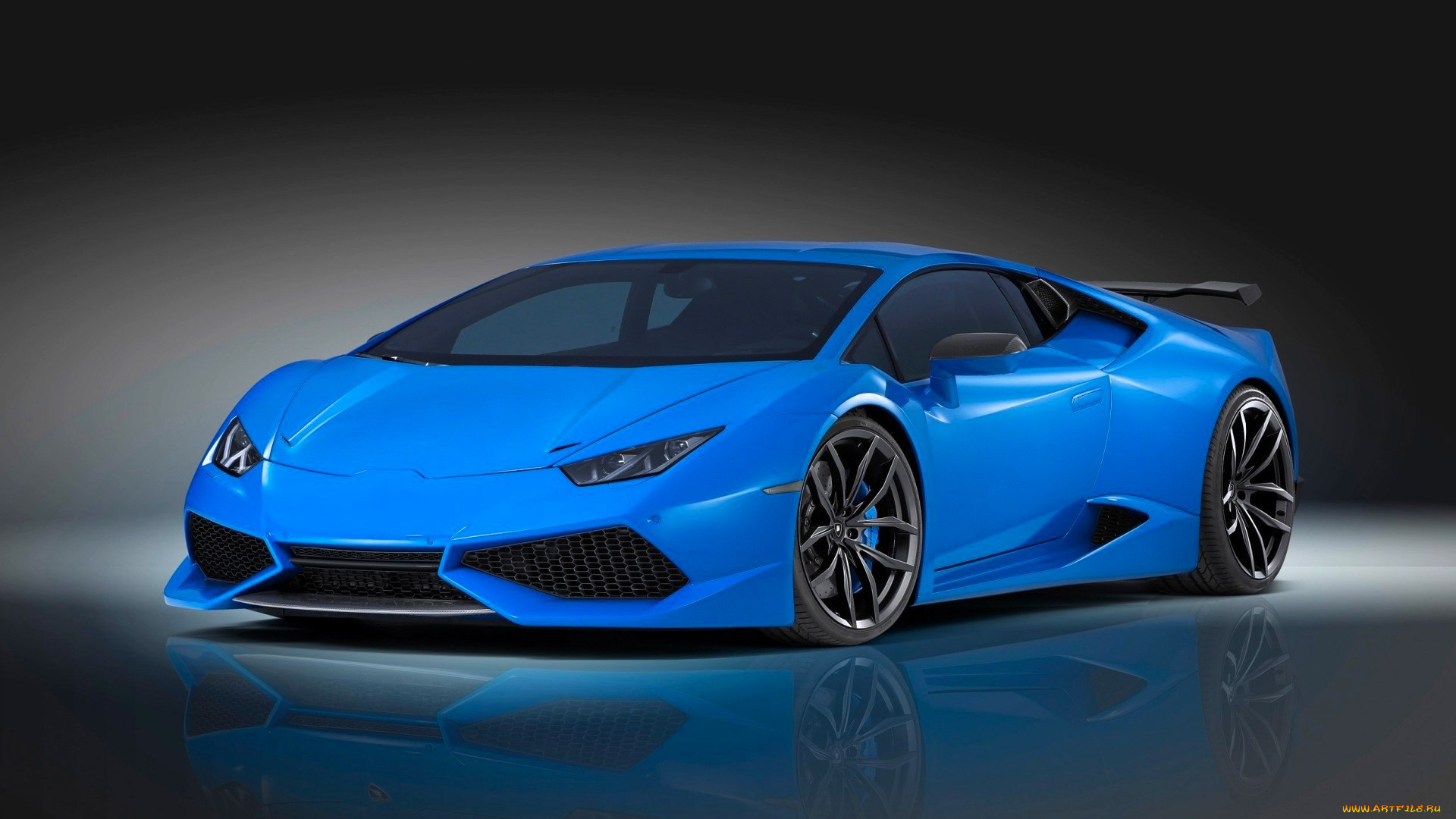 novitec, torado, lamborghini, huracan, n, largo, автомобили, lamborghini, голубой, отражение