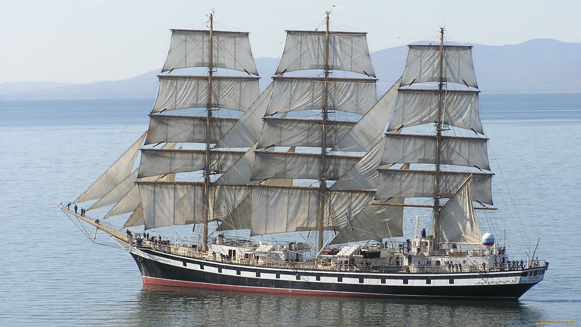 паллада, корабли, парусники