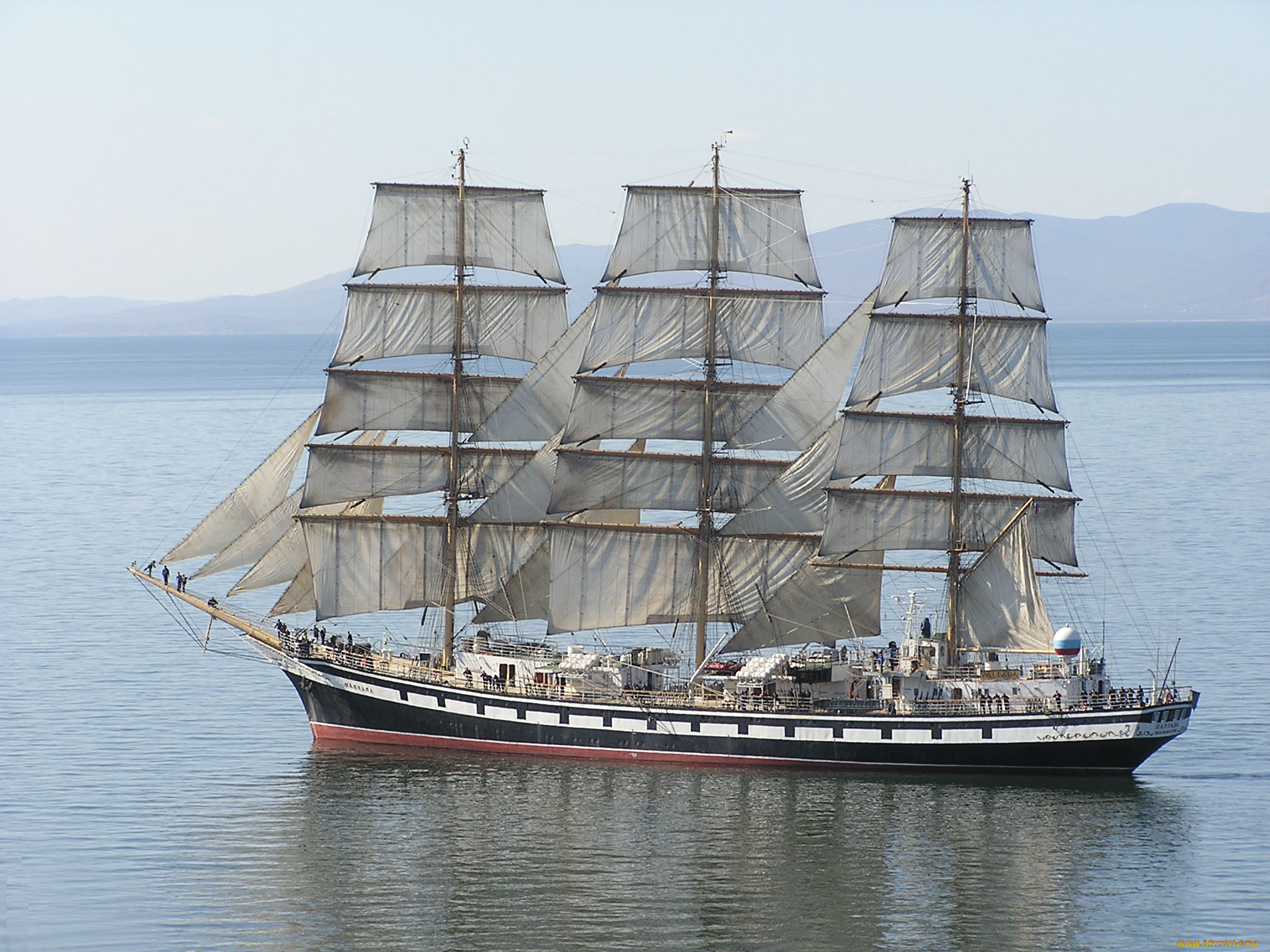 паллада, корабли, парусники