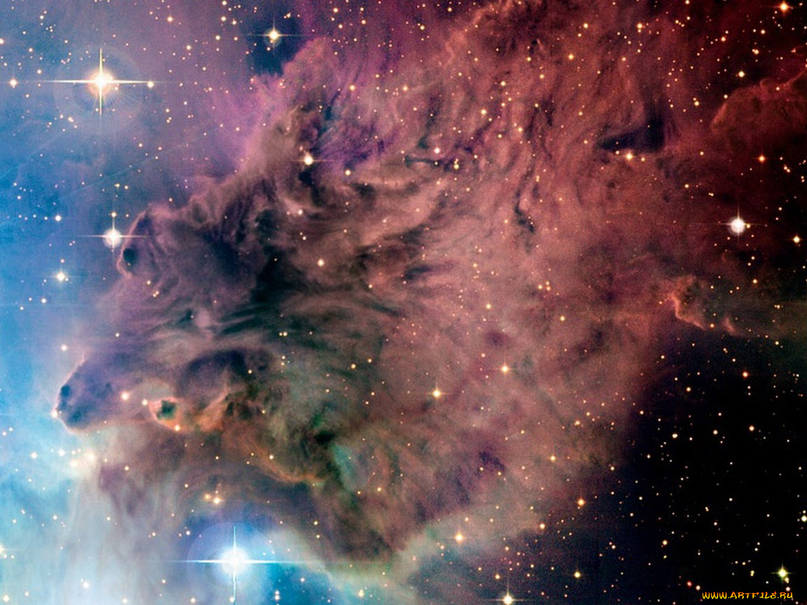 ngc, 2264, космос, галактики, туманности