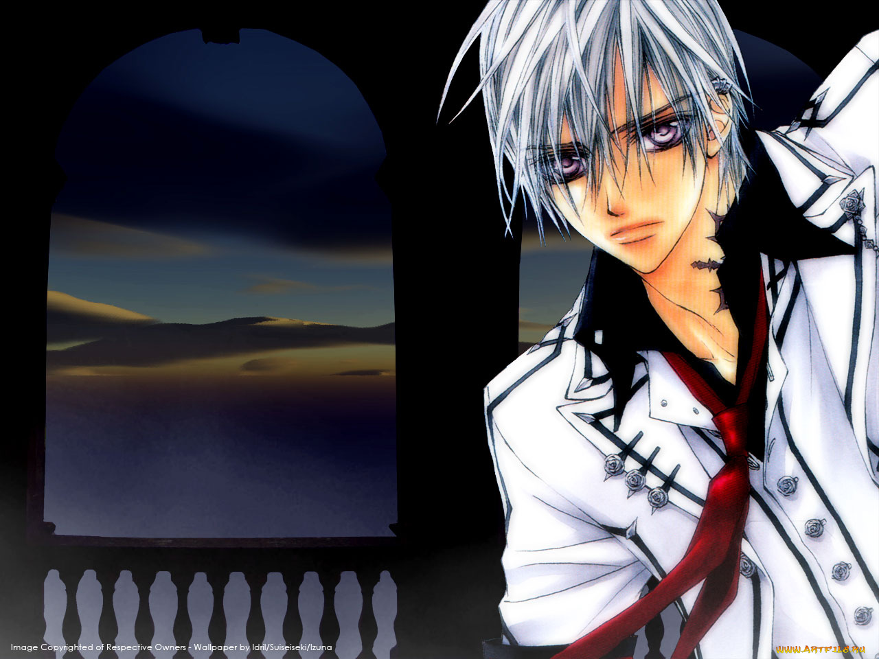 аниме, vampire, knight