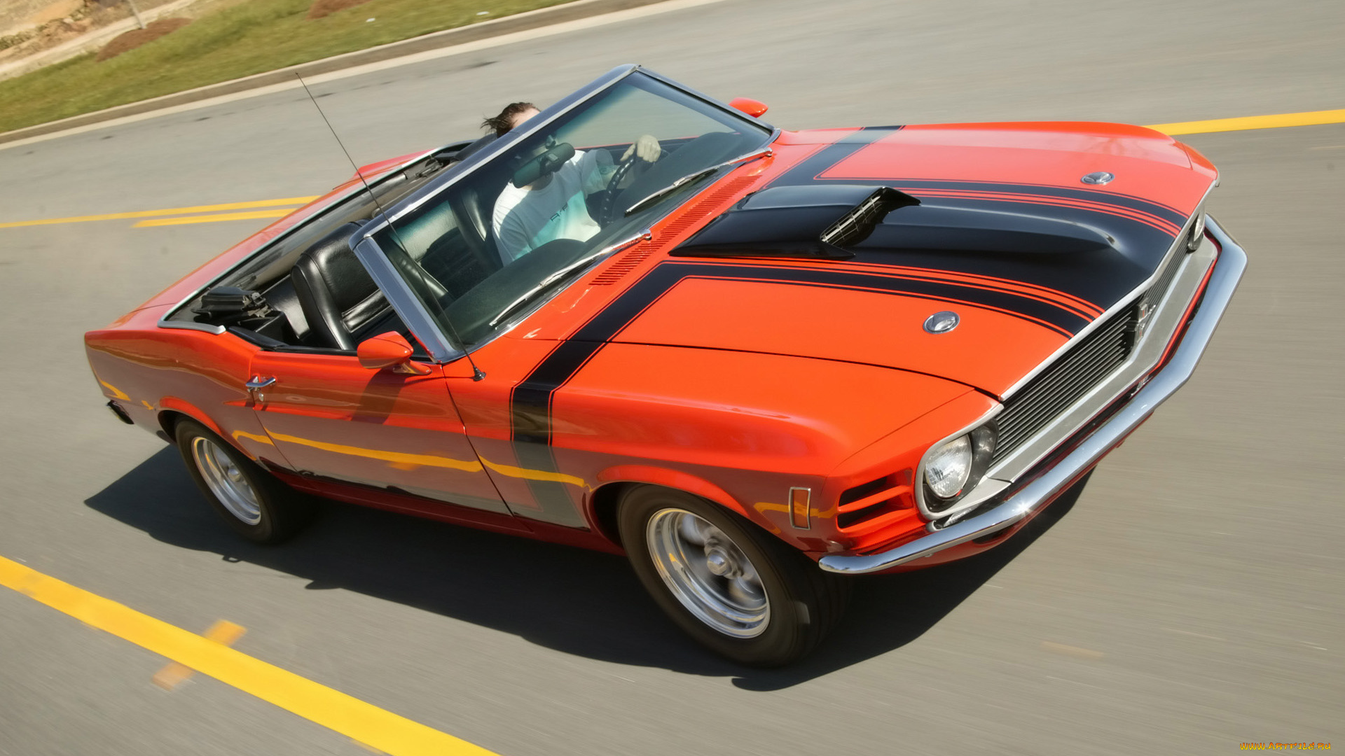 1970, ford, mustang, convertible, автомобили