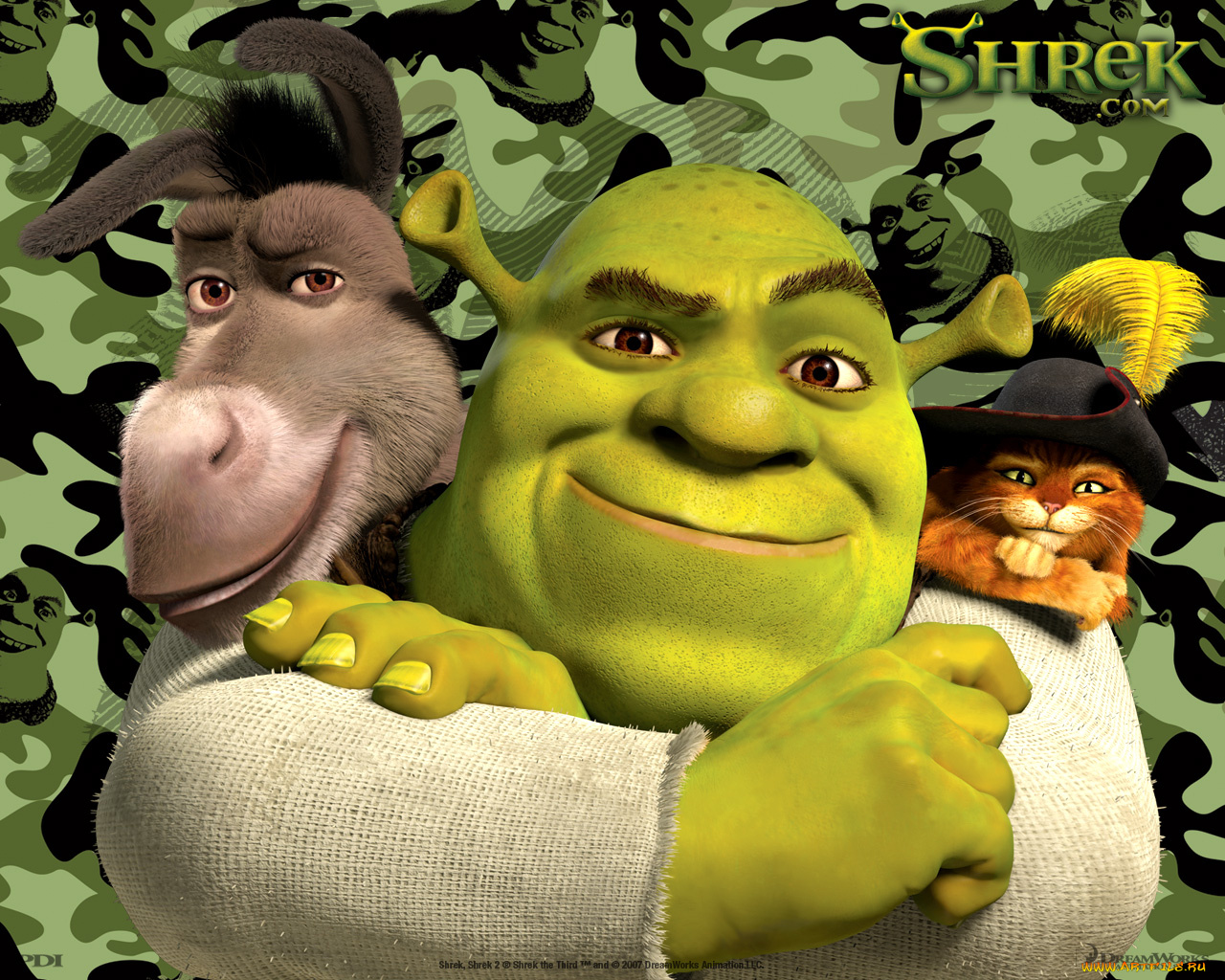 мультфильмы, shrek, the, third