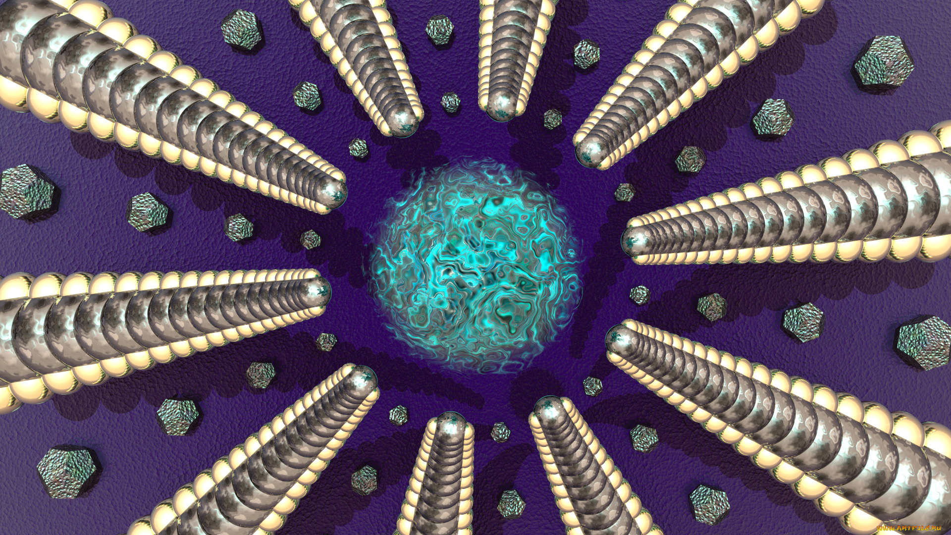 3д, графика, fractal, фракталы, фон, цвета, узор